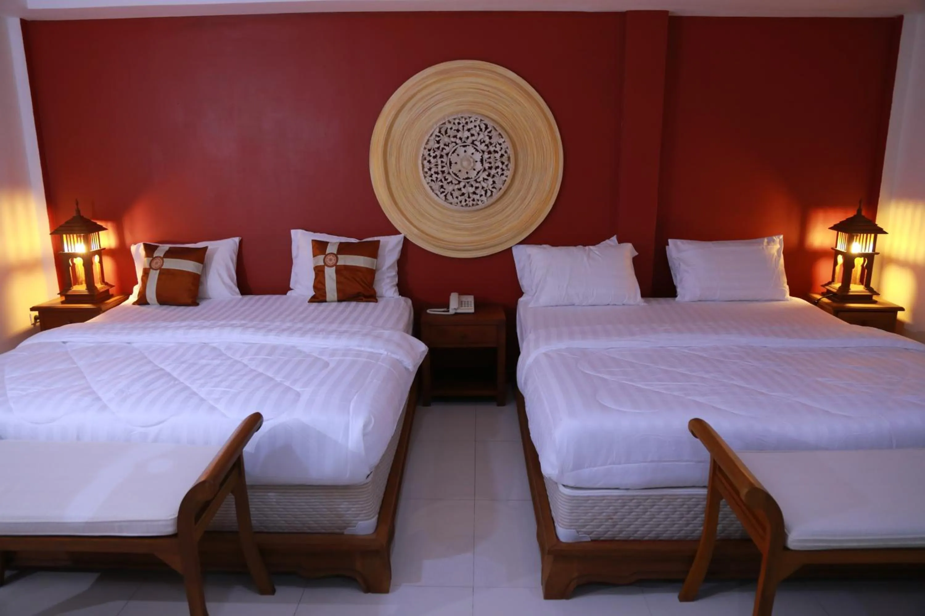 Bed in UPAR Hotels Silom