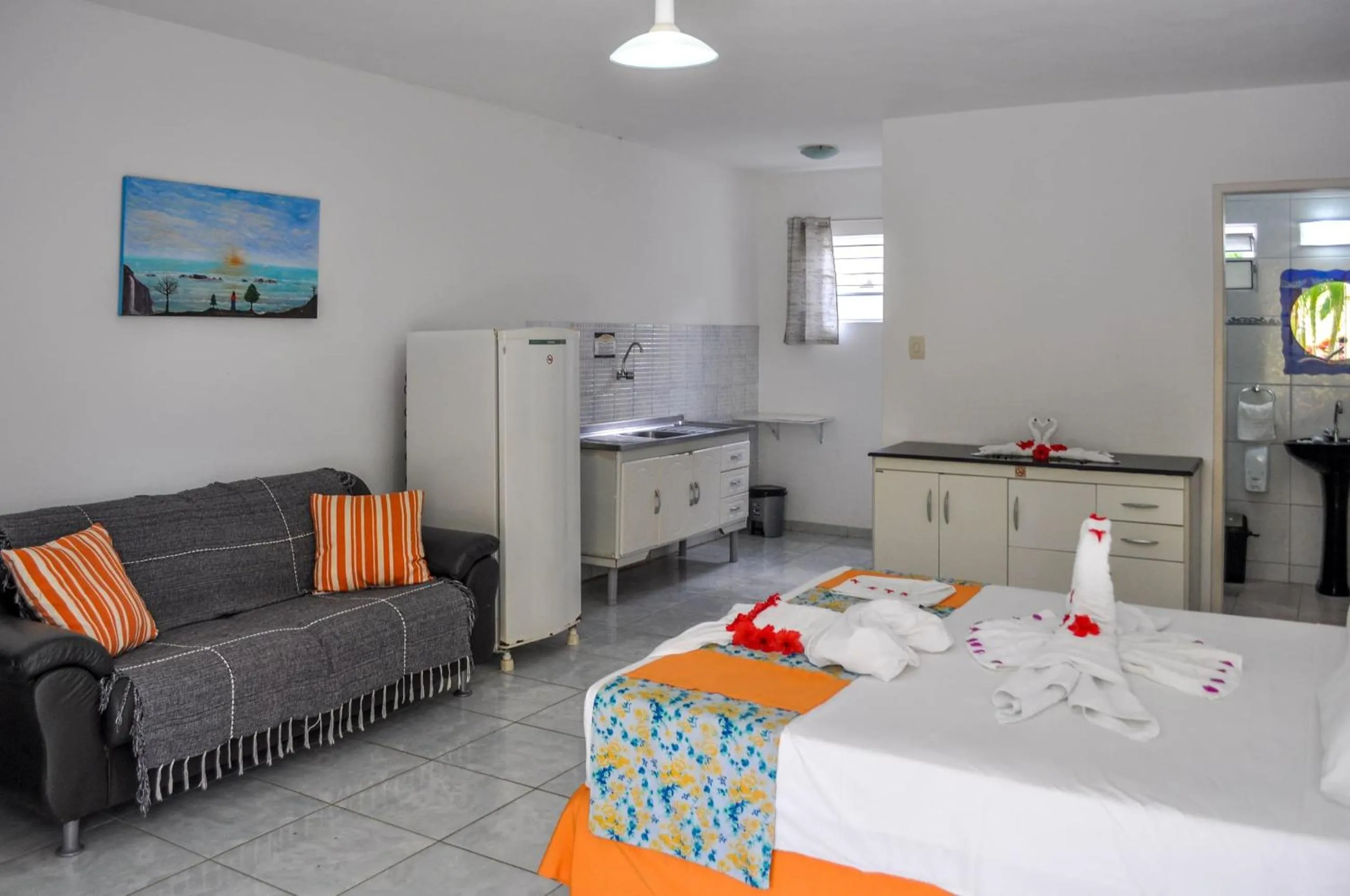 Living room in Pousada Joia Rara