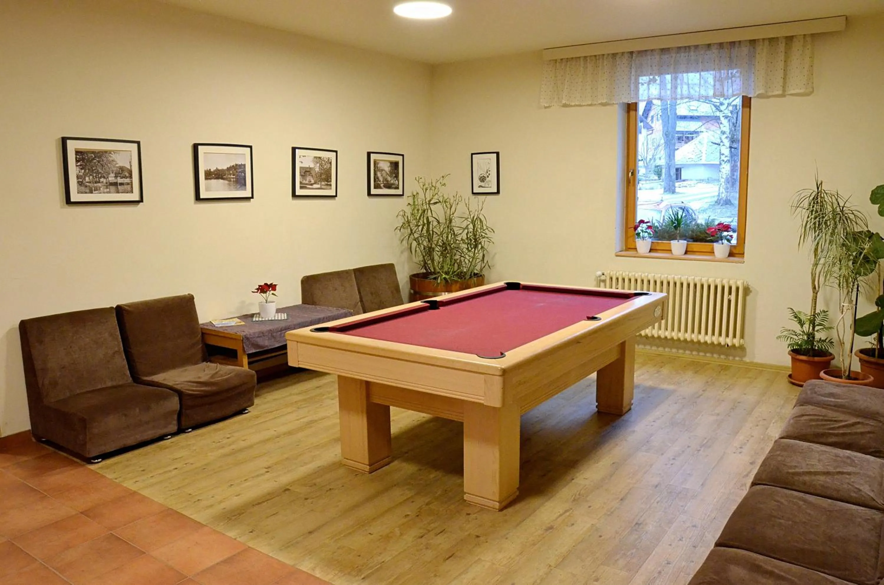 Billiard in Balónový hotel a pivovar Radešín