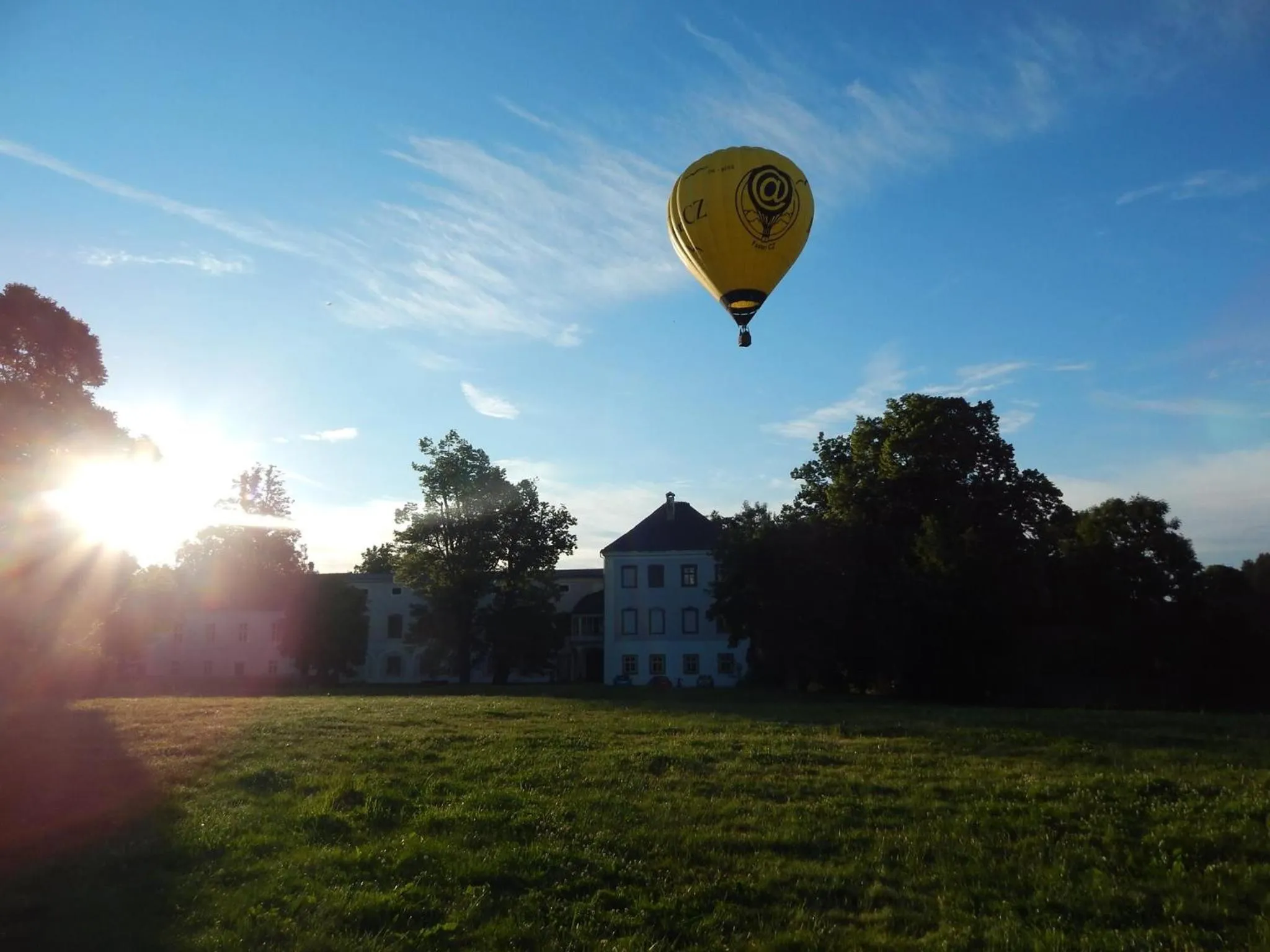 Off site in Balónový hotel a pivovar Radešín