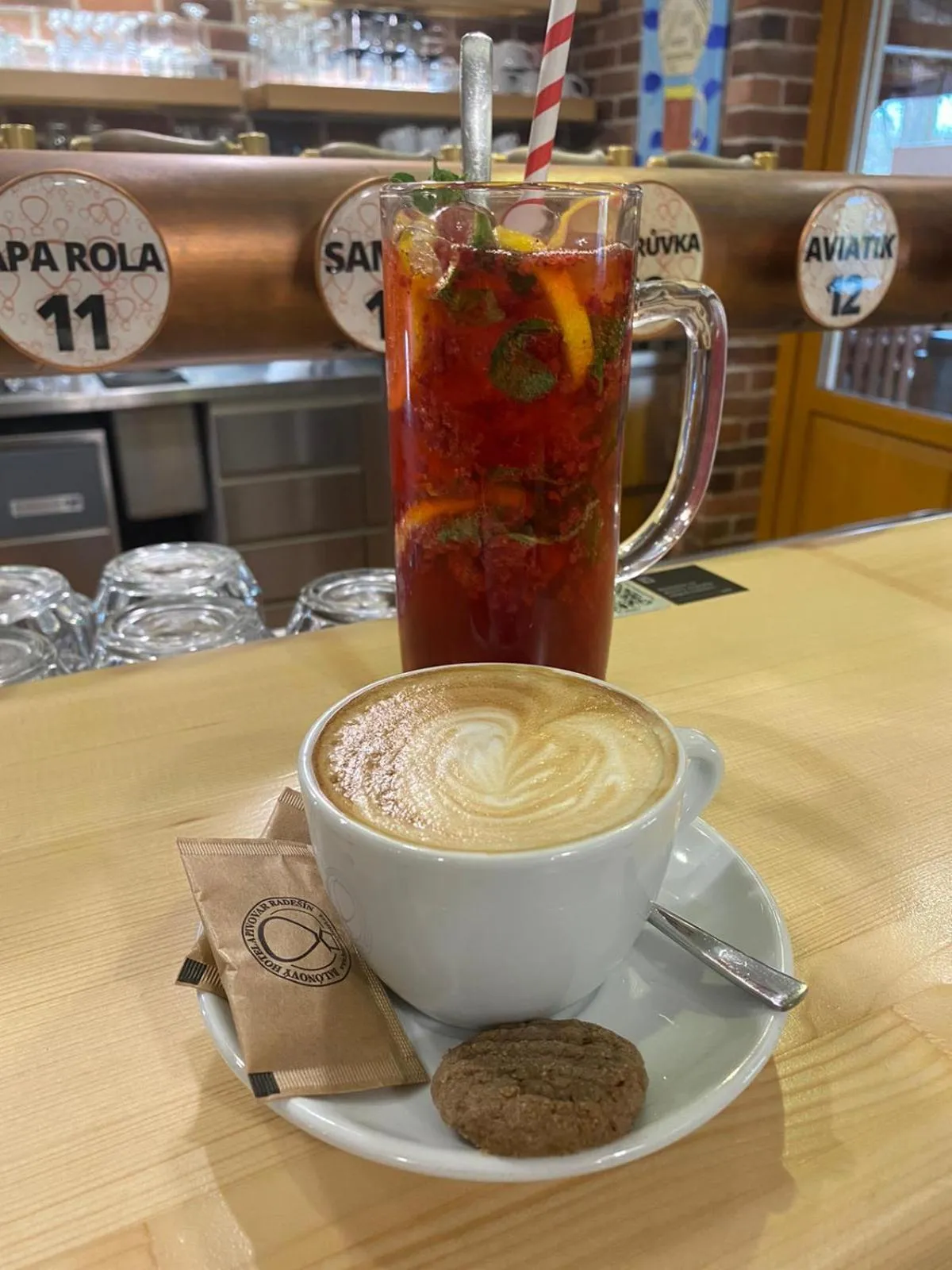 Drinks in Balónový hotel a pivovar Radešín