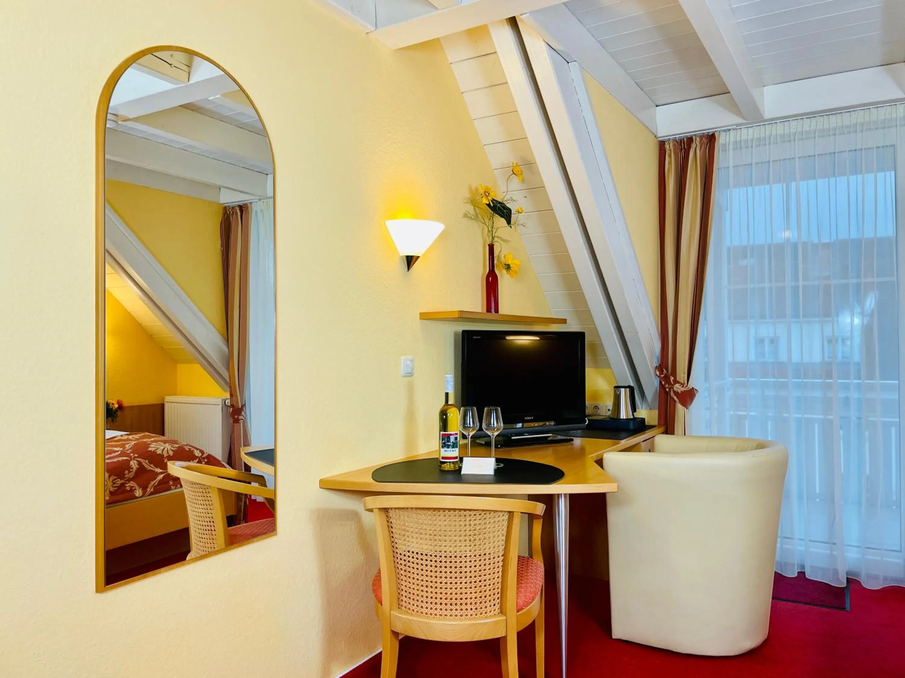 Photo of the whole room, Bed in Im Winkel Appartements und Zimmer