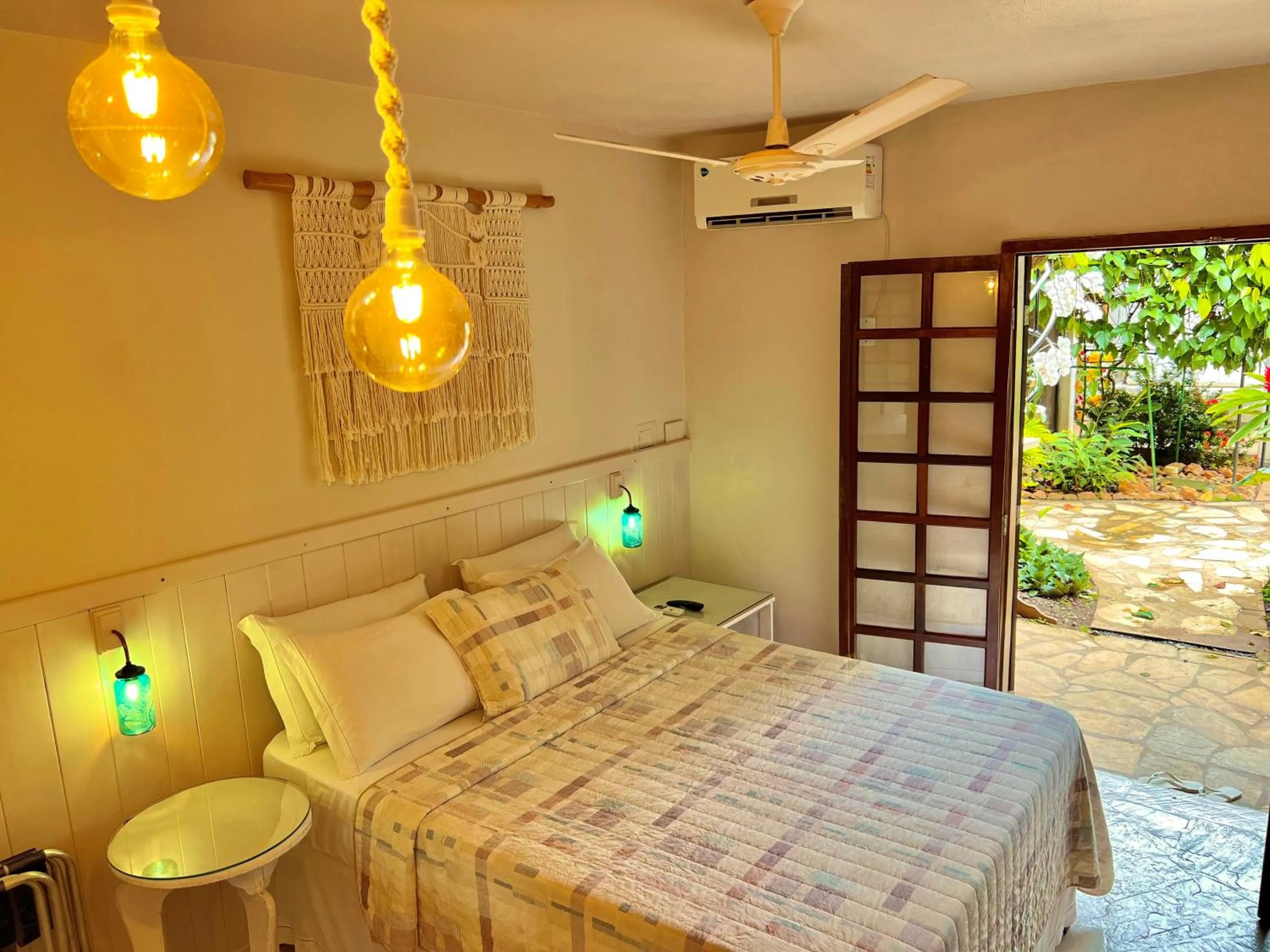 Bed in Pousada Casa de Maria