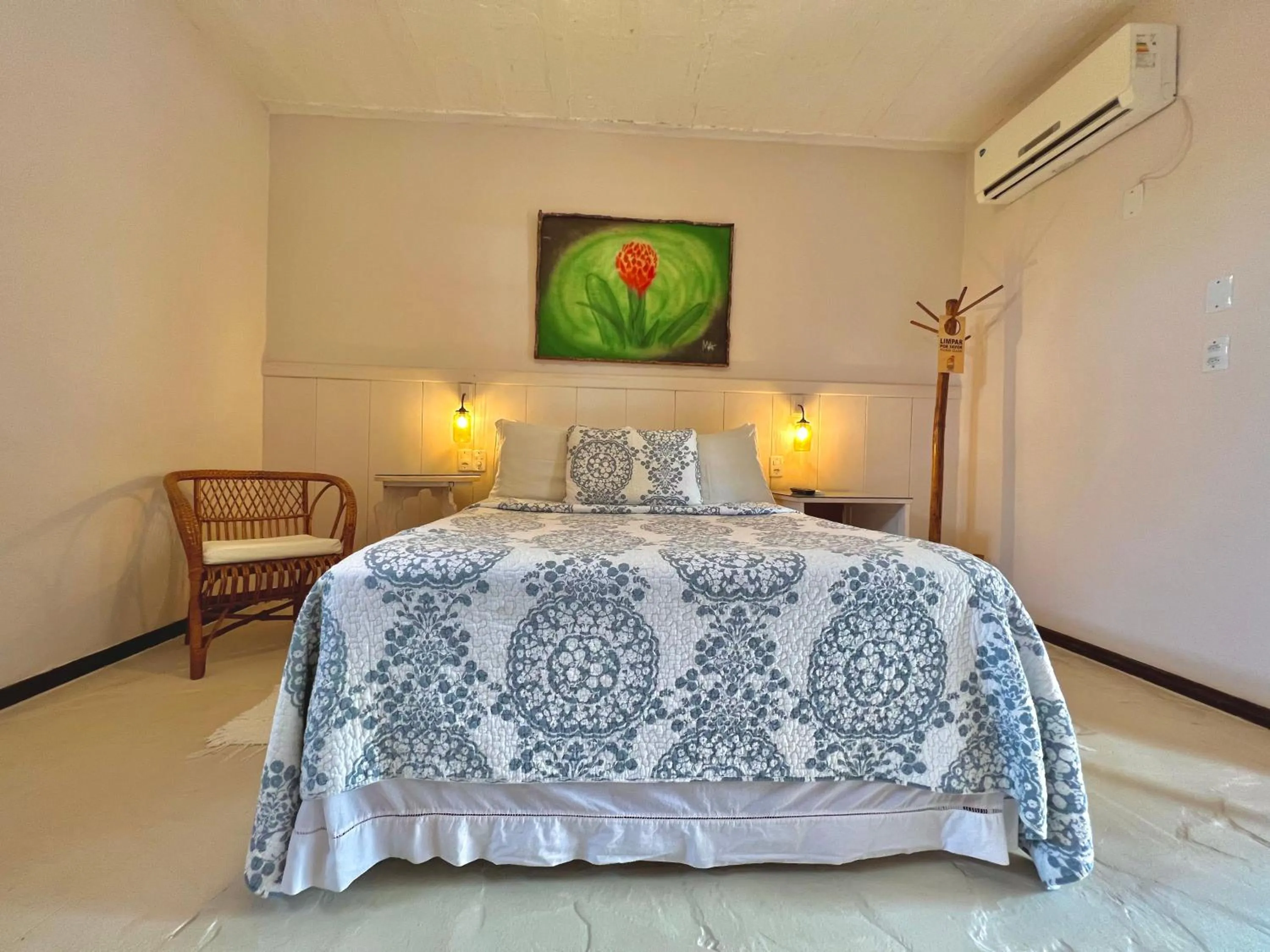 Bed in Pousada Casa de Maria