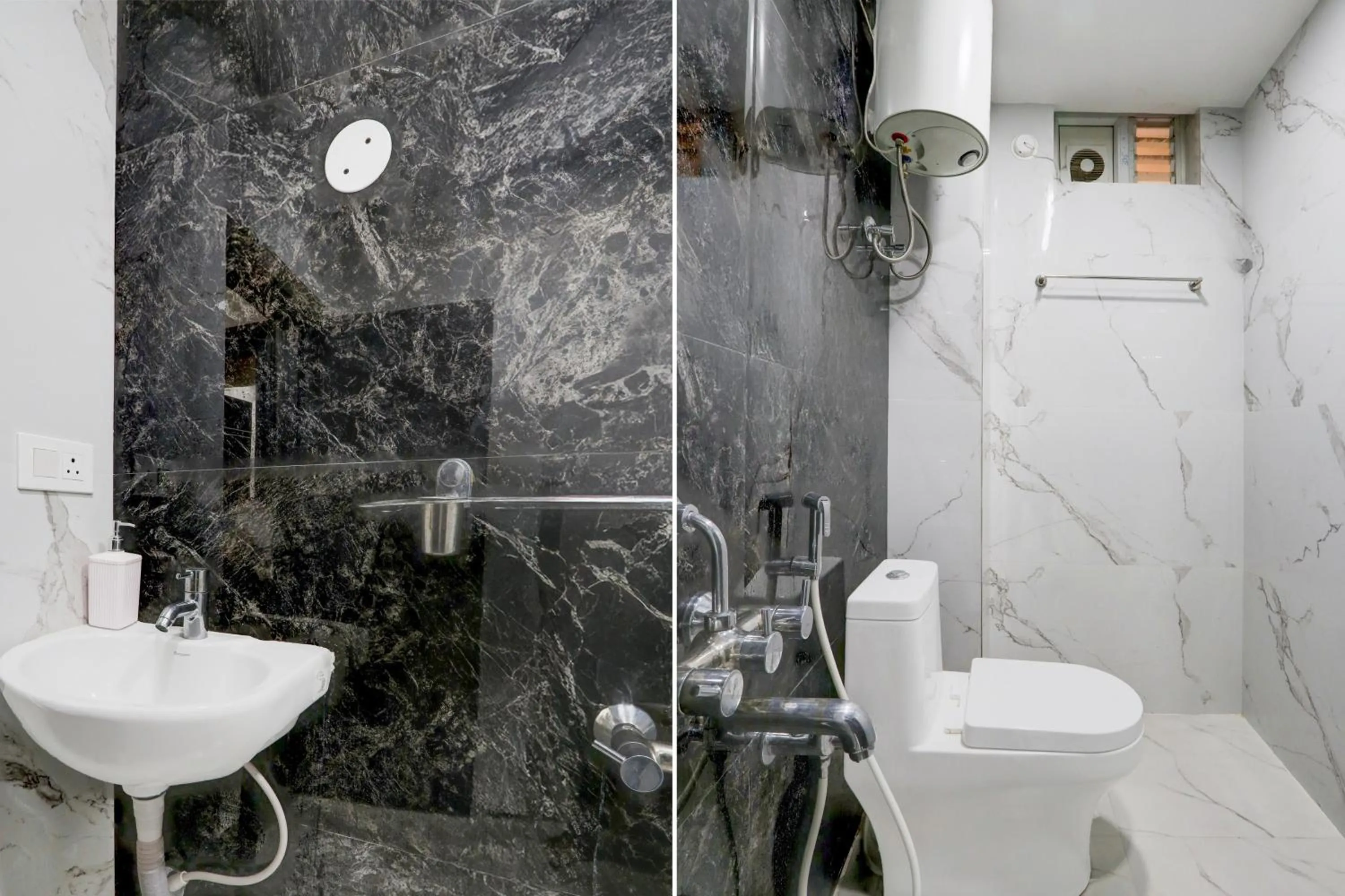 Bathroom in Palette by CheckIn Chanda Nagar Near GSM Mall