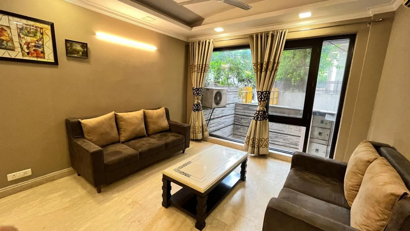 Living room in Abode Residency near USA Embassy Delhi Safdarjung Enclave New Delhi