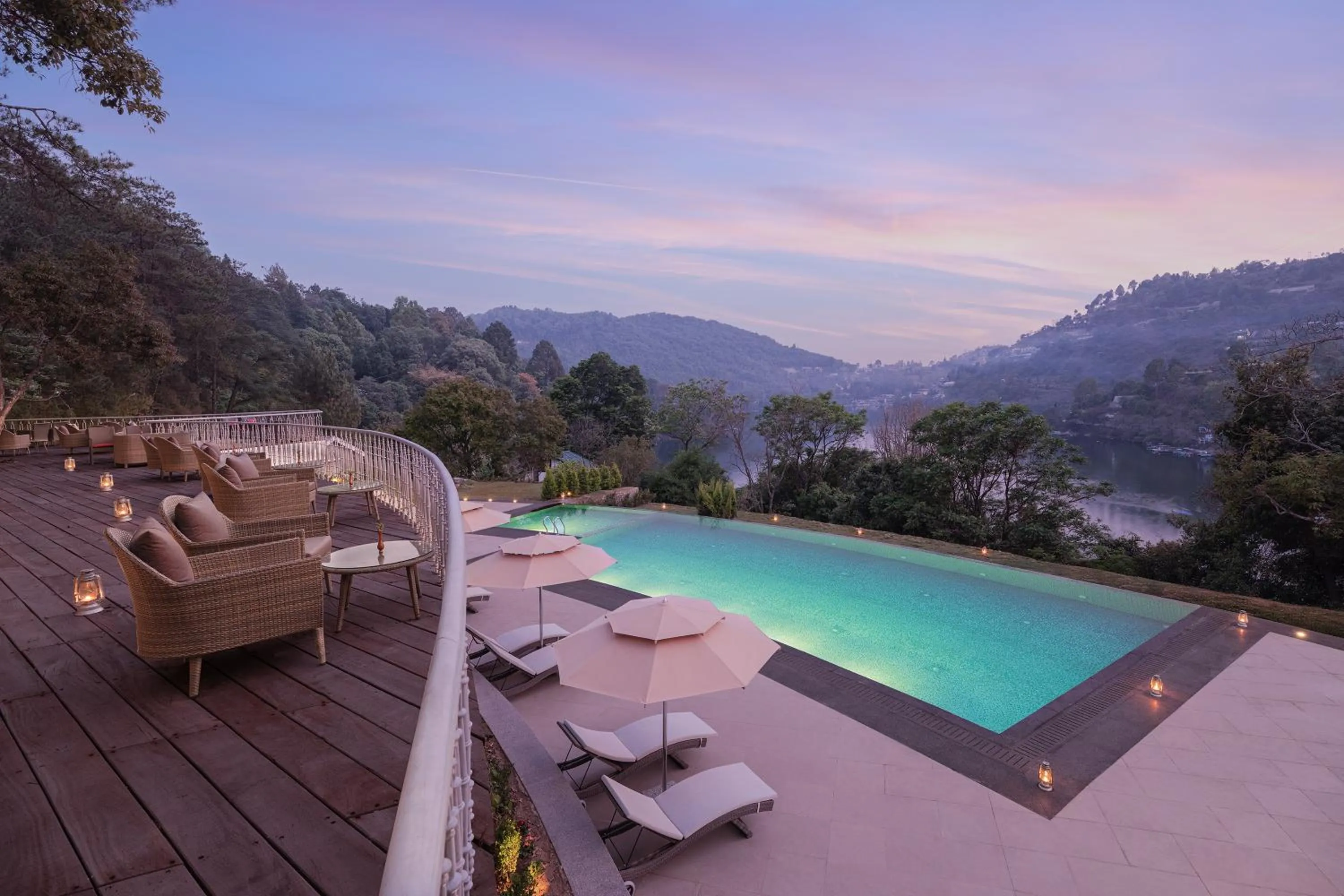 Swimming pool in Naukuchia House, Naukuchiatal - IHCL SeleQtions