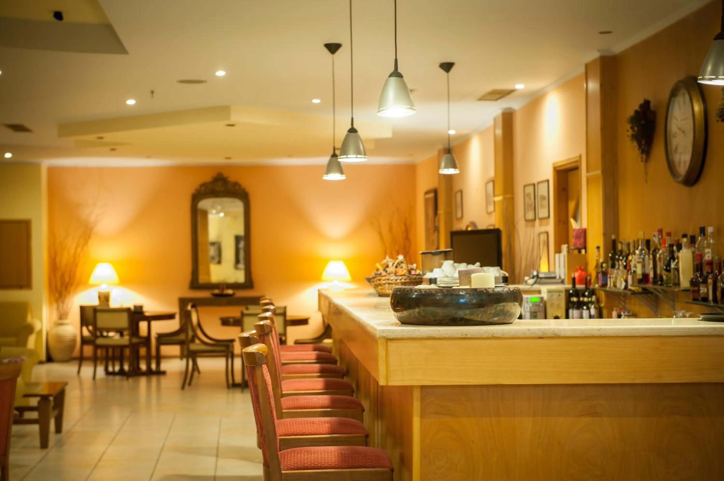 Lounge or bar in Neda Hotel