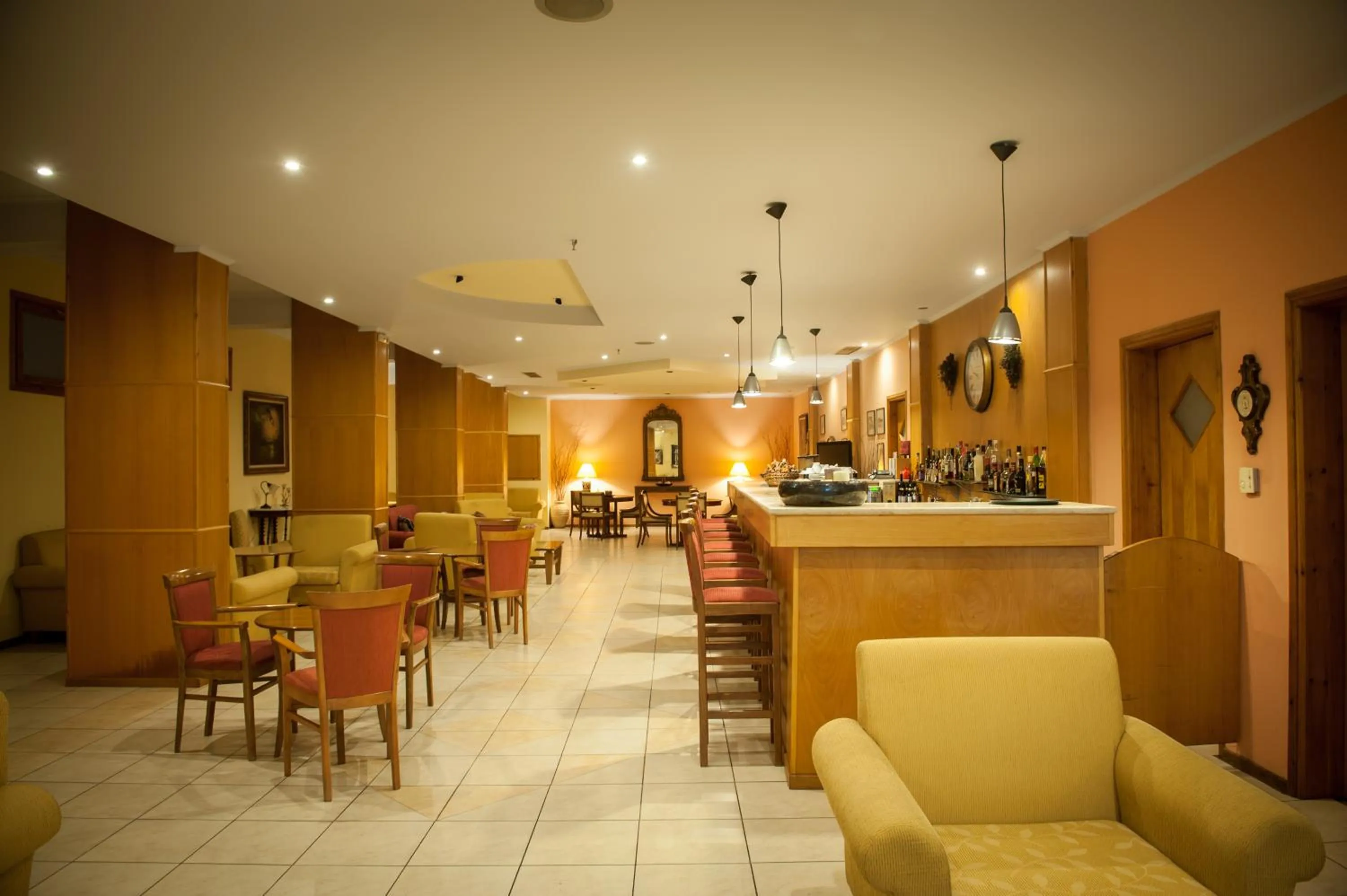 Lounge or bar in Neda Hotel