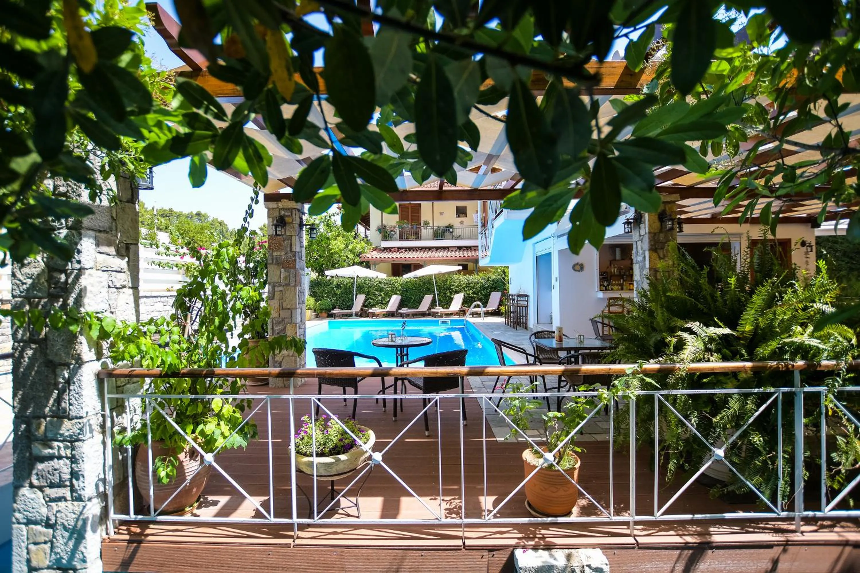 Swimming pool in Neda Hotel