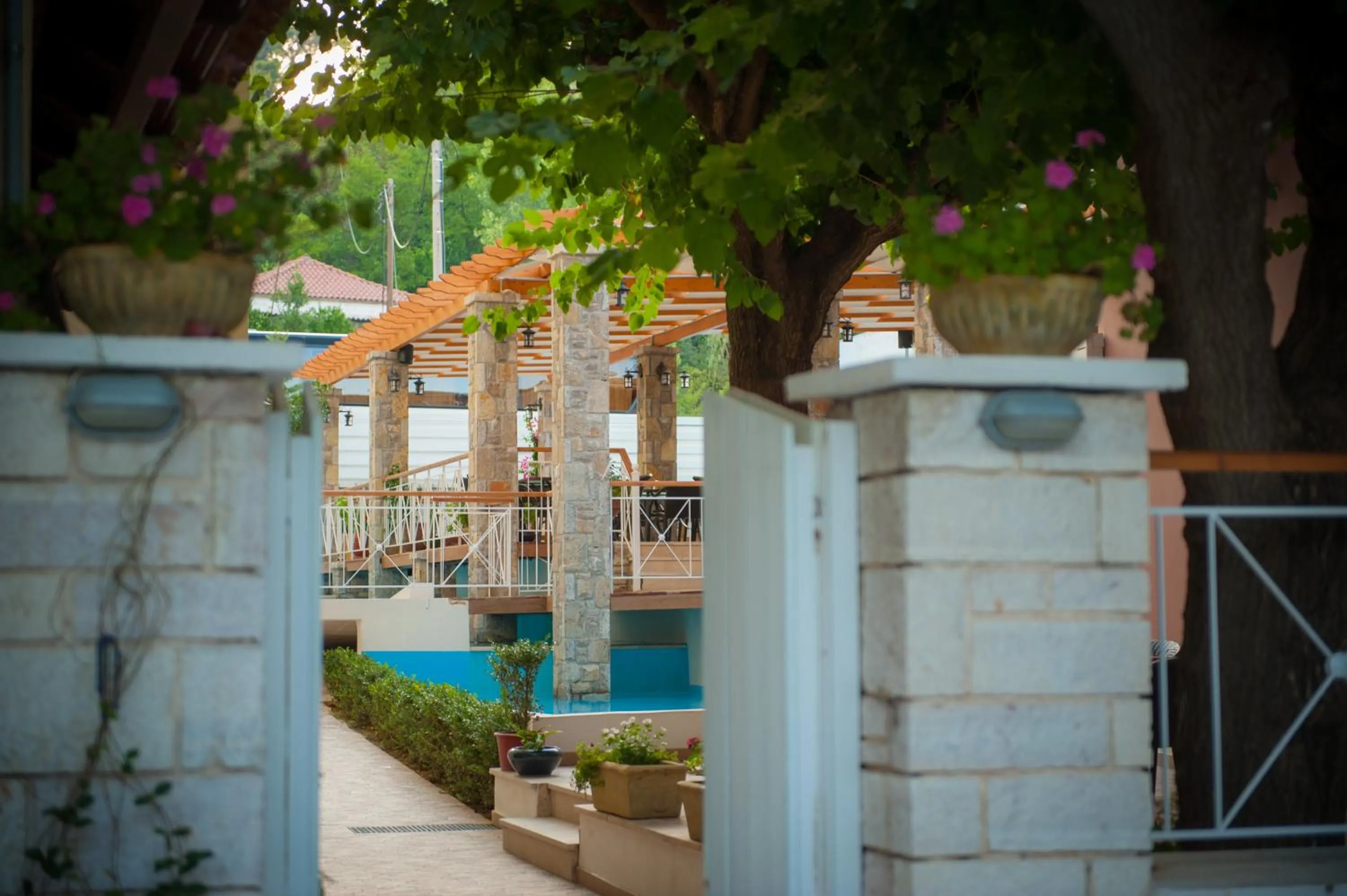 Facade/entrance in Neda Hotel