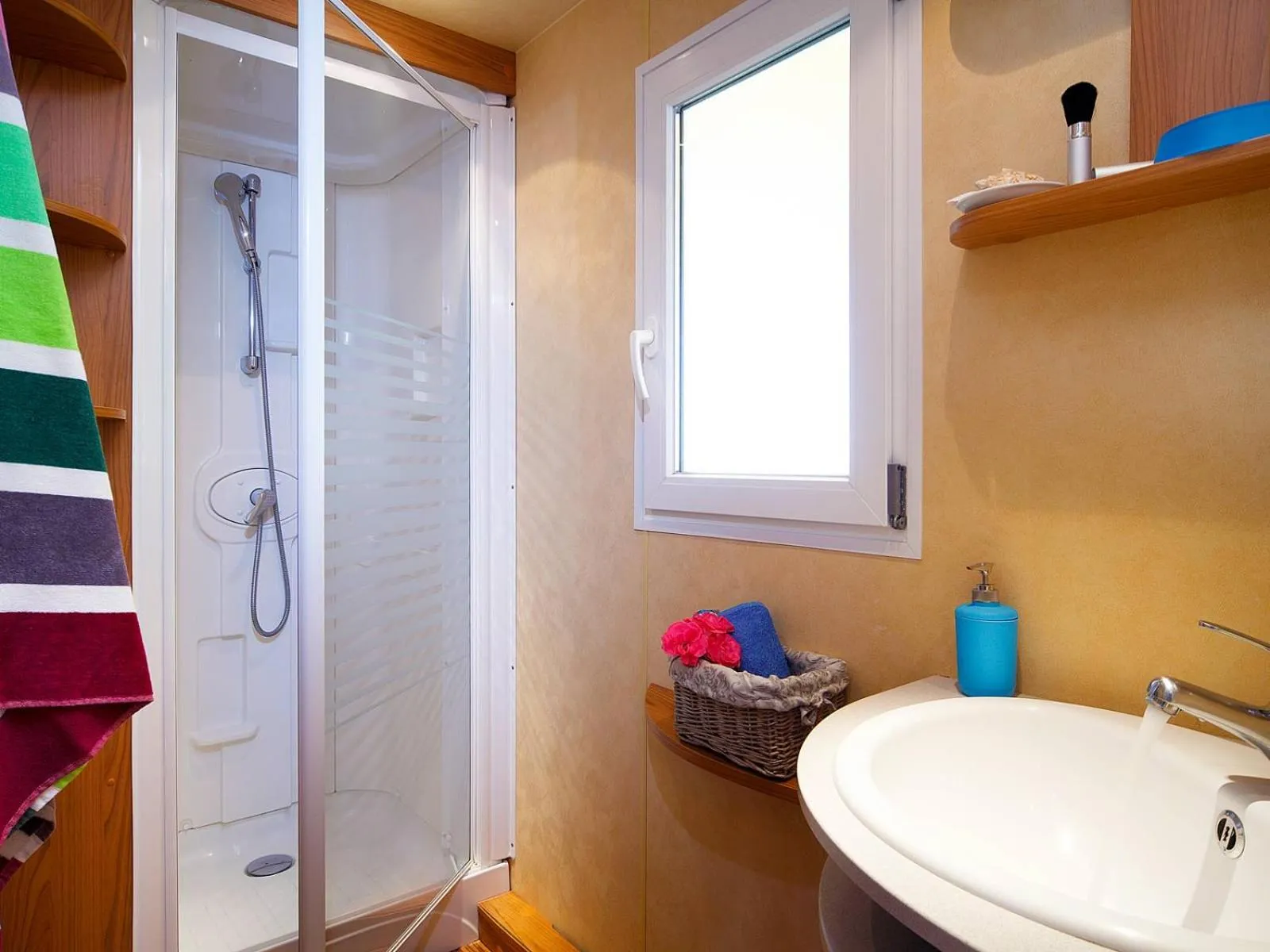 Shower in Portofelice Camping Village