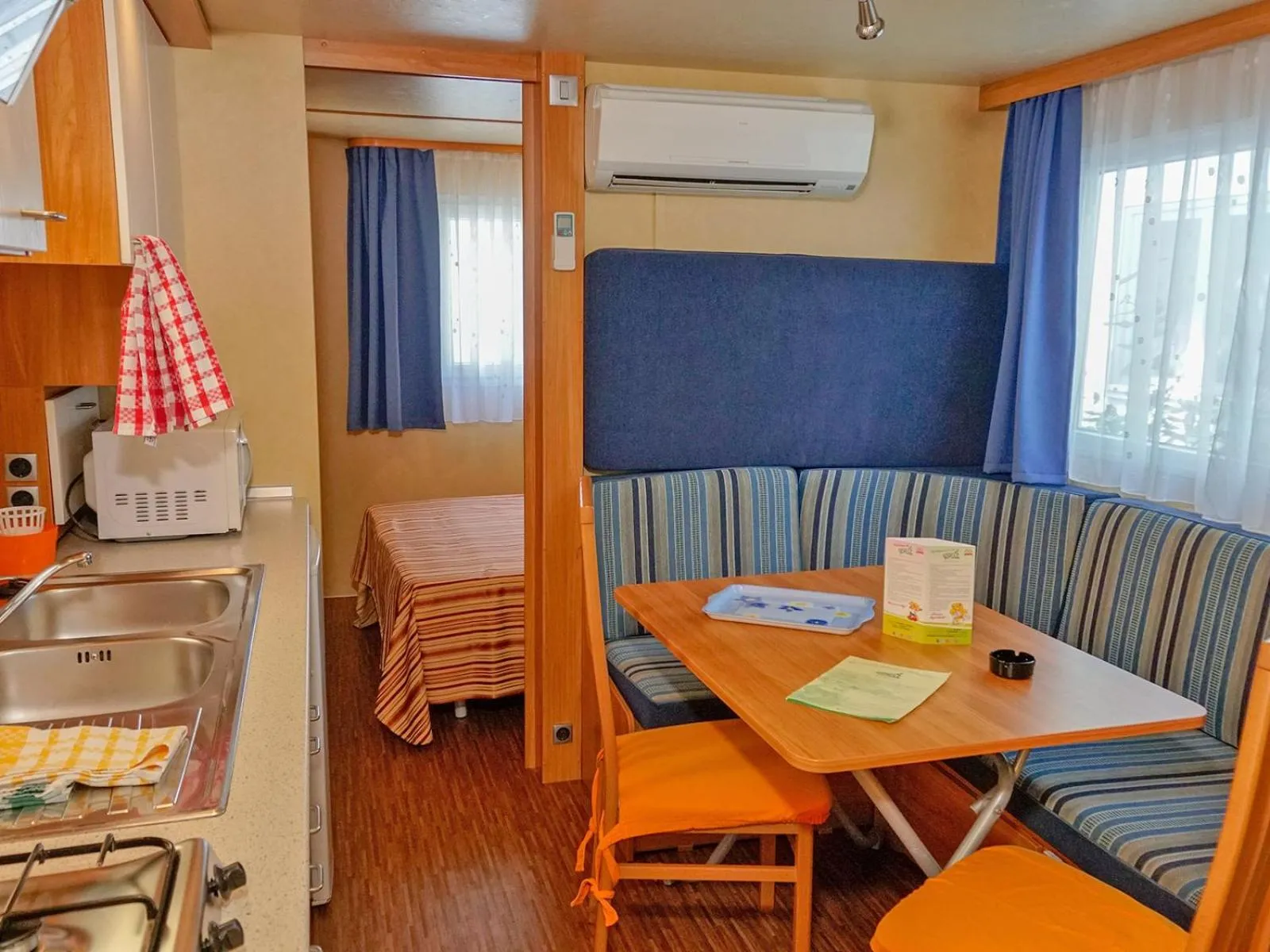 Kitchen or kitchenette in Portofelice Camping Village