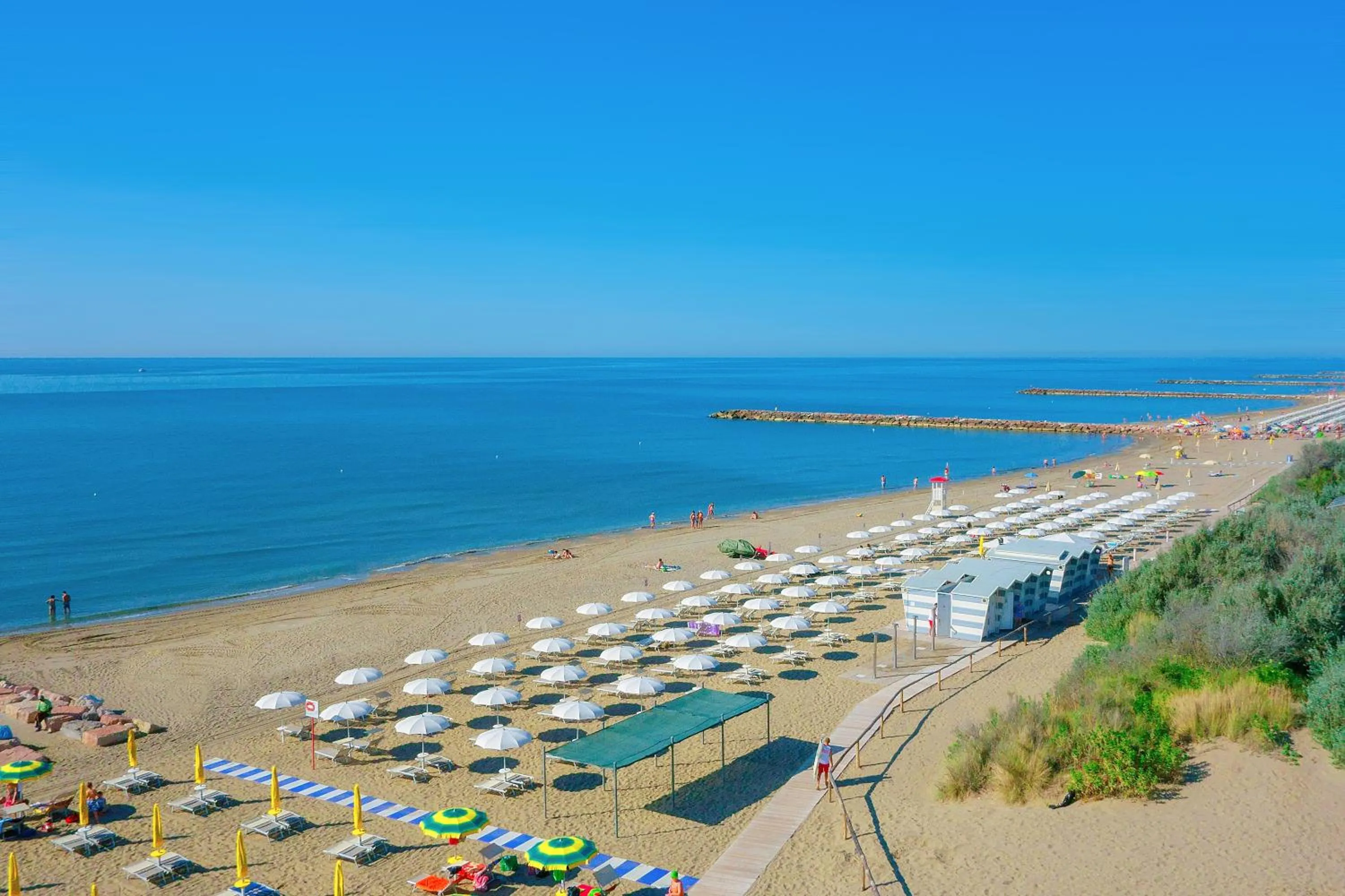 Beach in Portofelice Camping Village