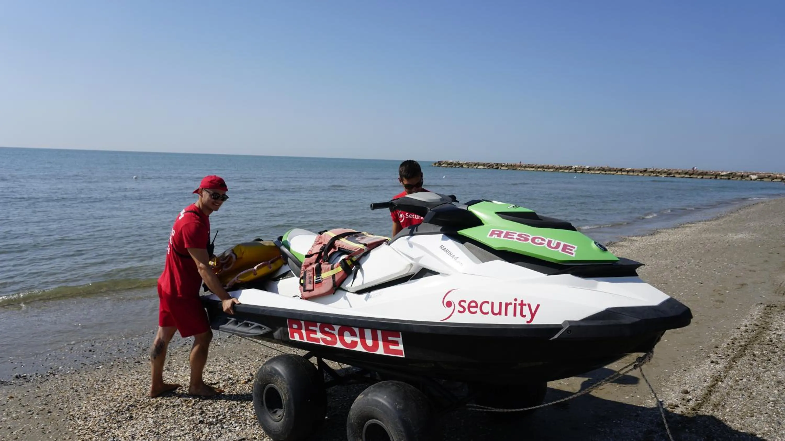 Beach in Portofelice Camping Village