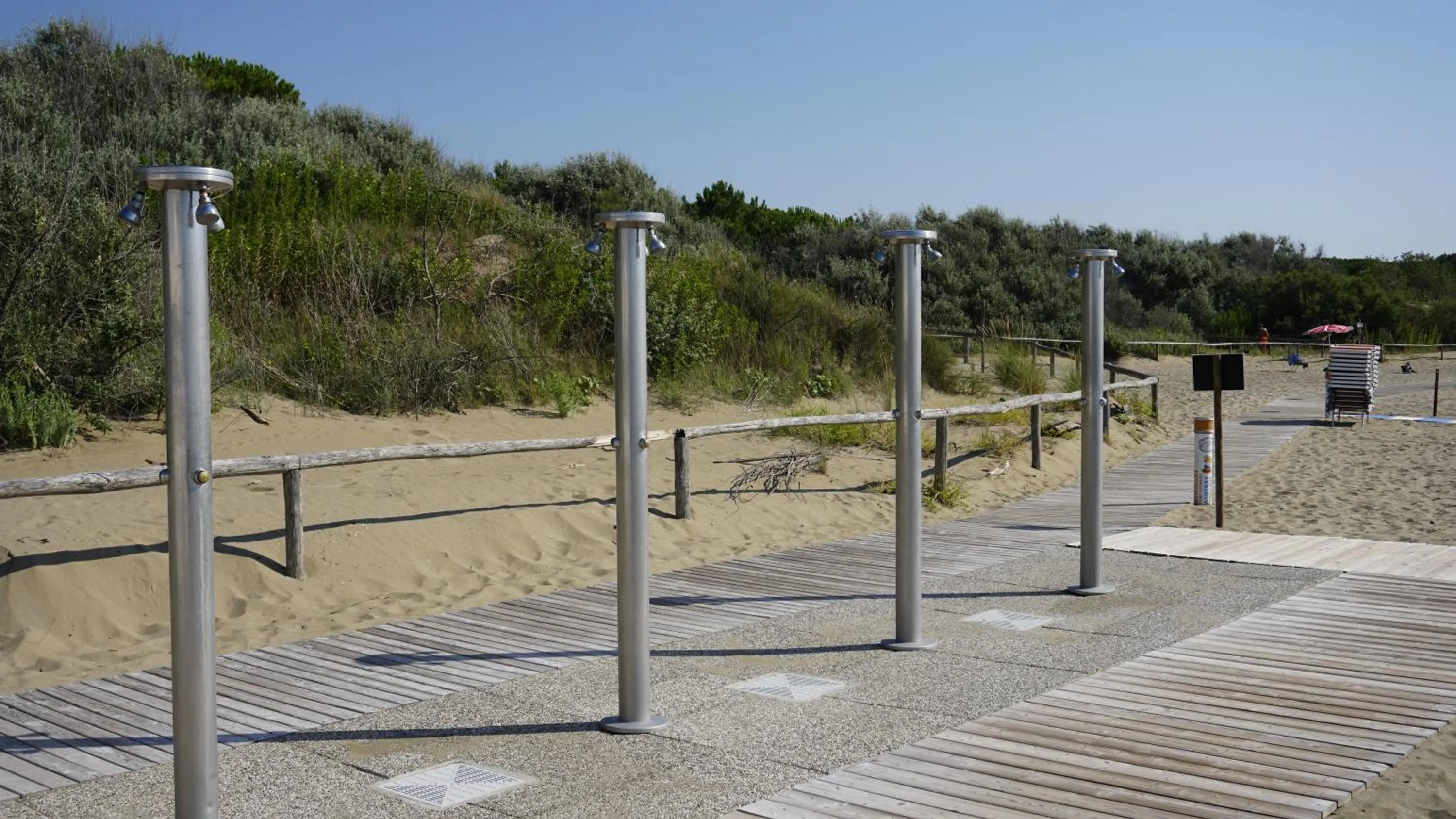 Beach in Portofelice Camping Village
