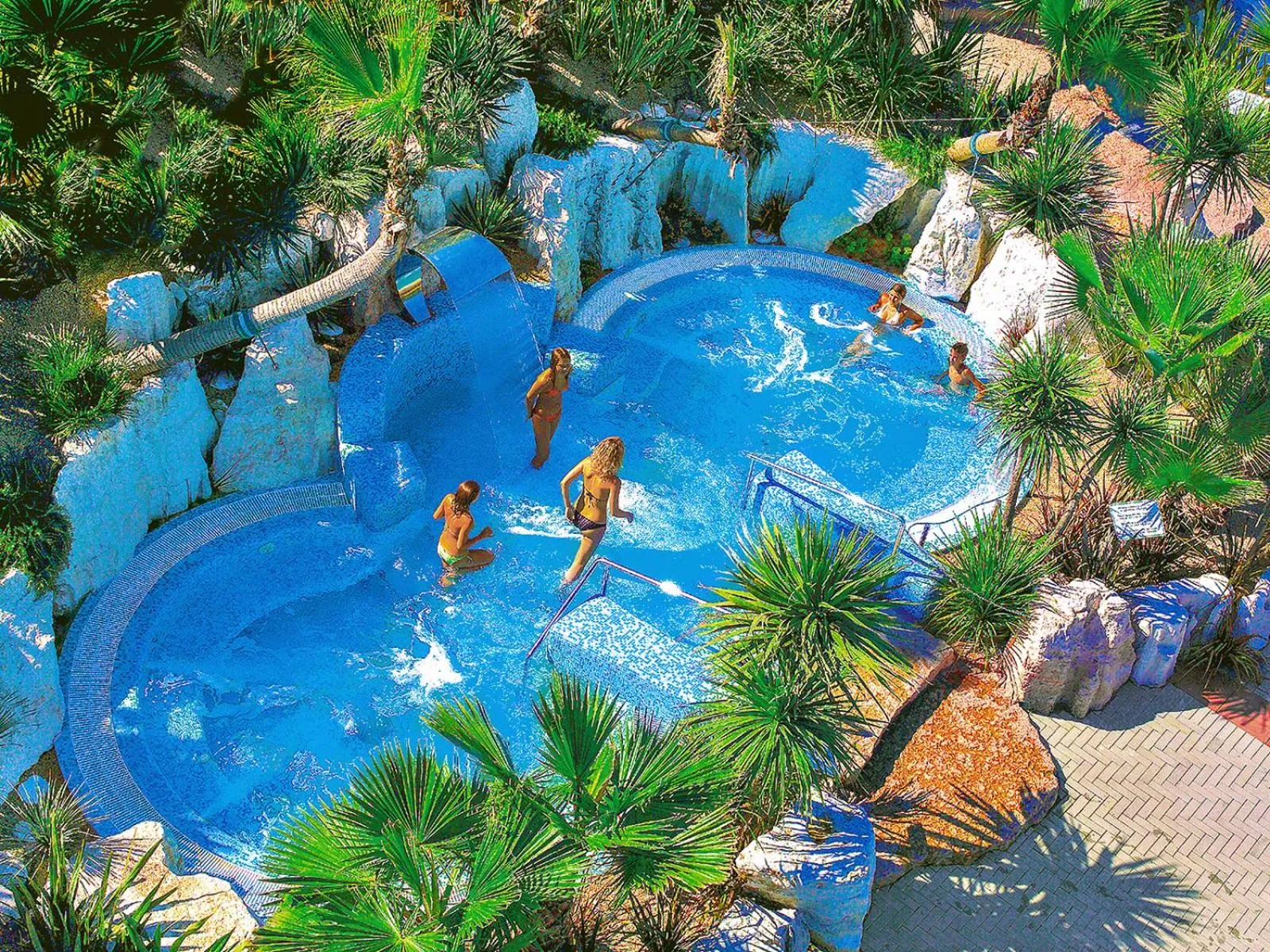 Pool view in Portofelice Camping Village