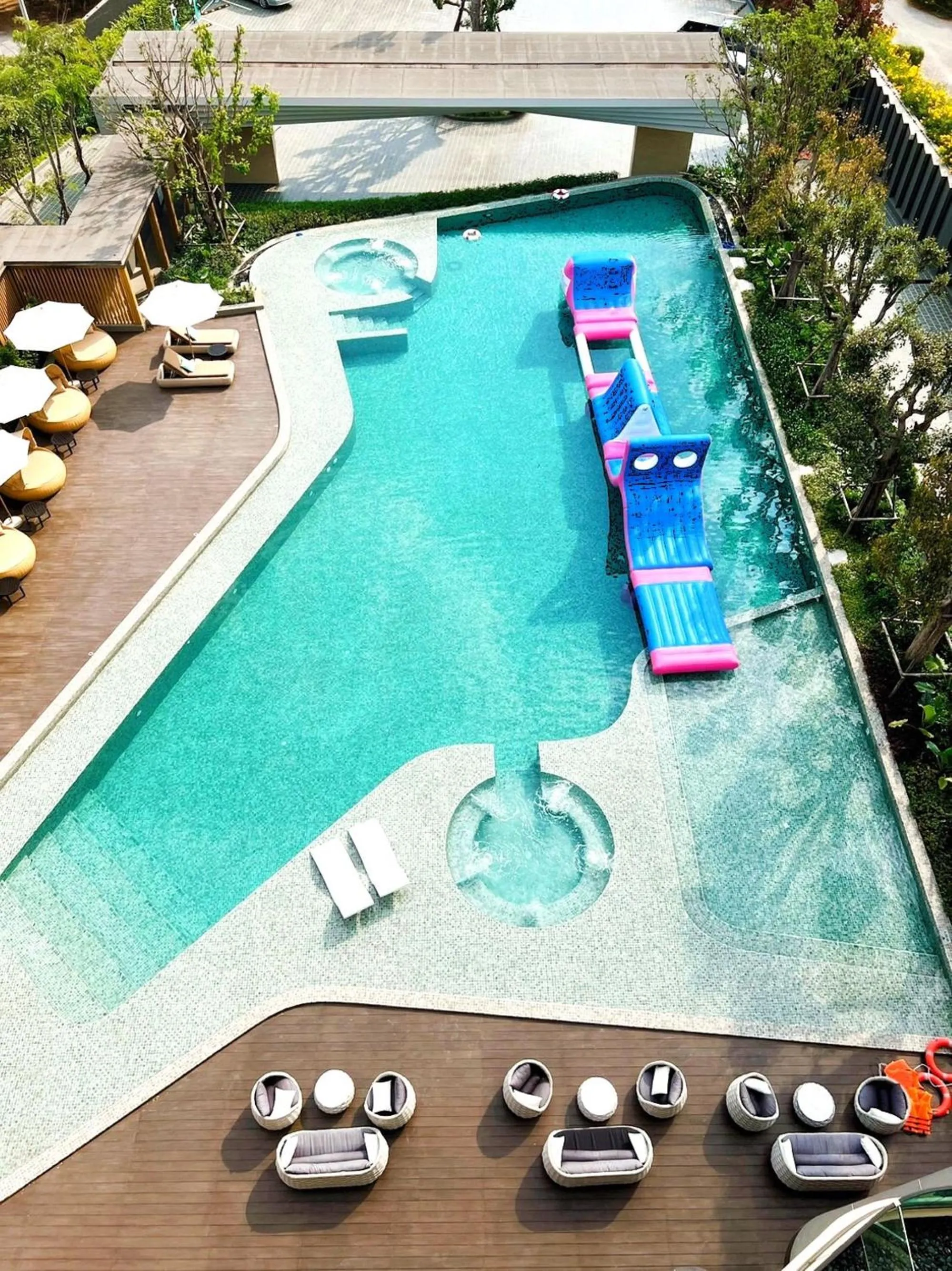 Pool view in Viewpoint Khaoyai Hotel