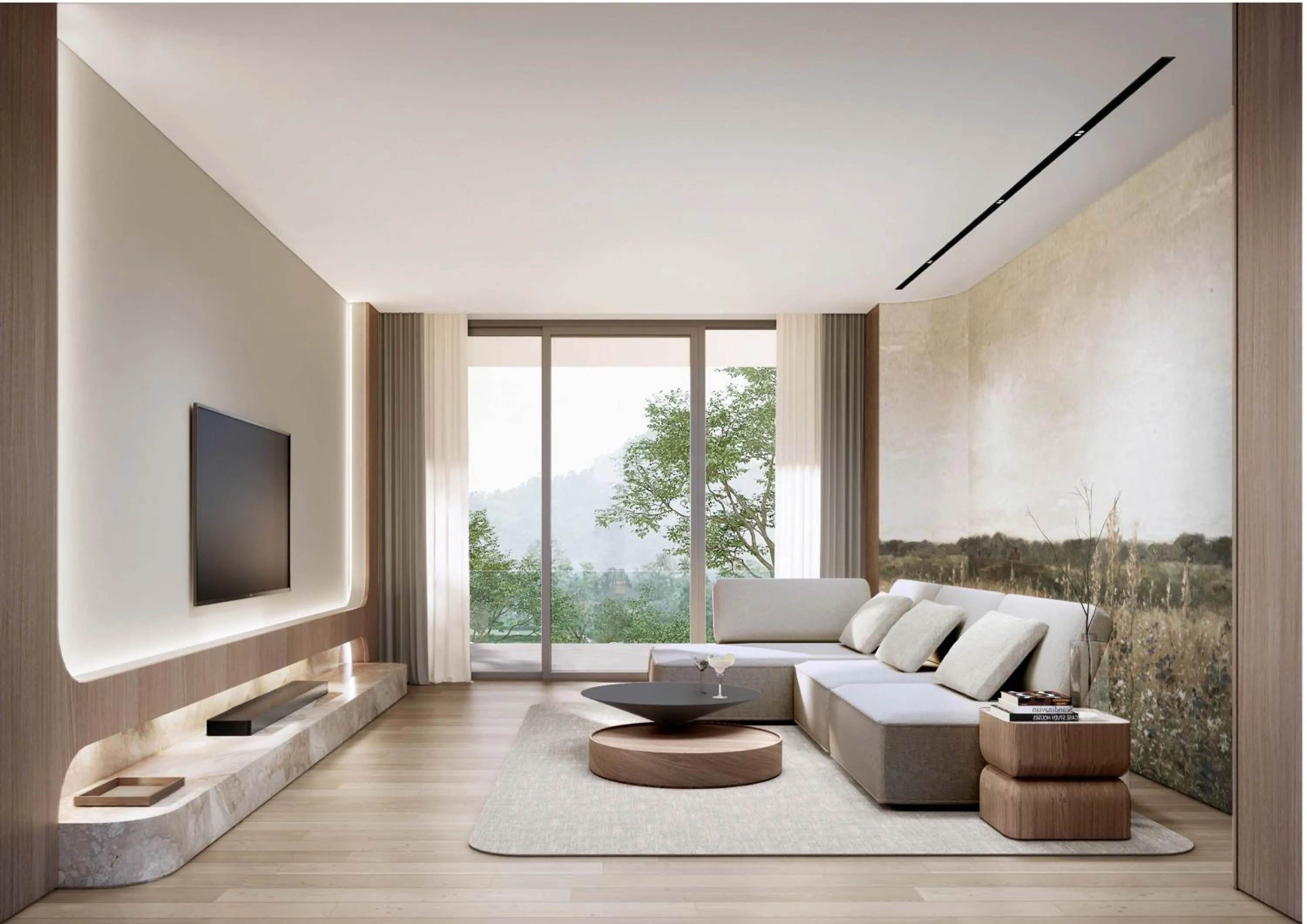 Living room in Viewpoint Khaoyai Hotel