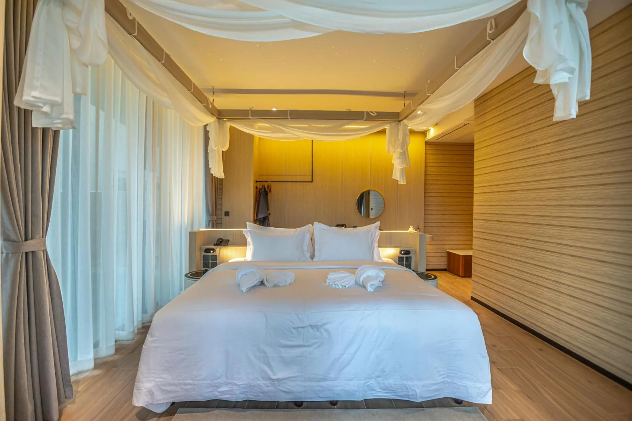 Bed in Viewpoint Khaoyai Hotel