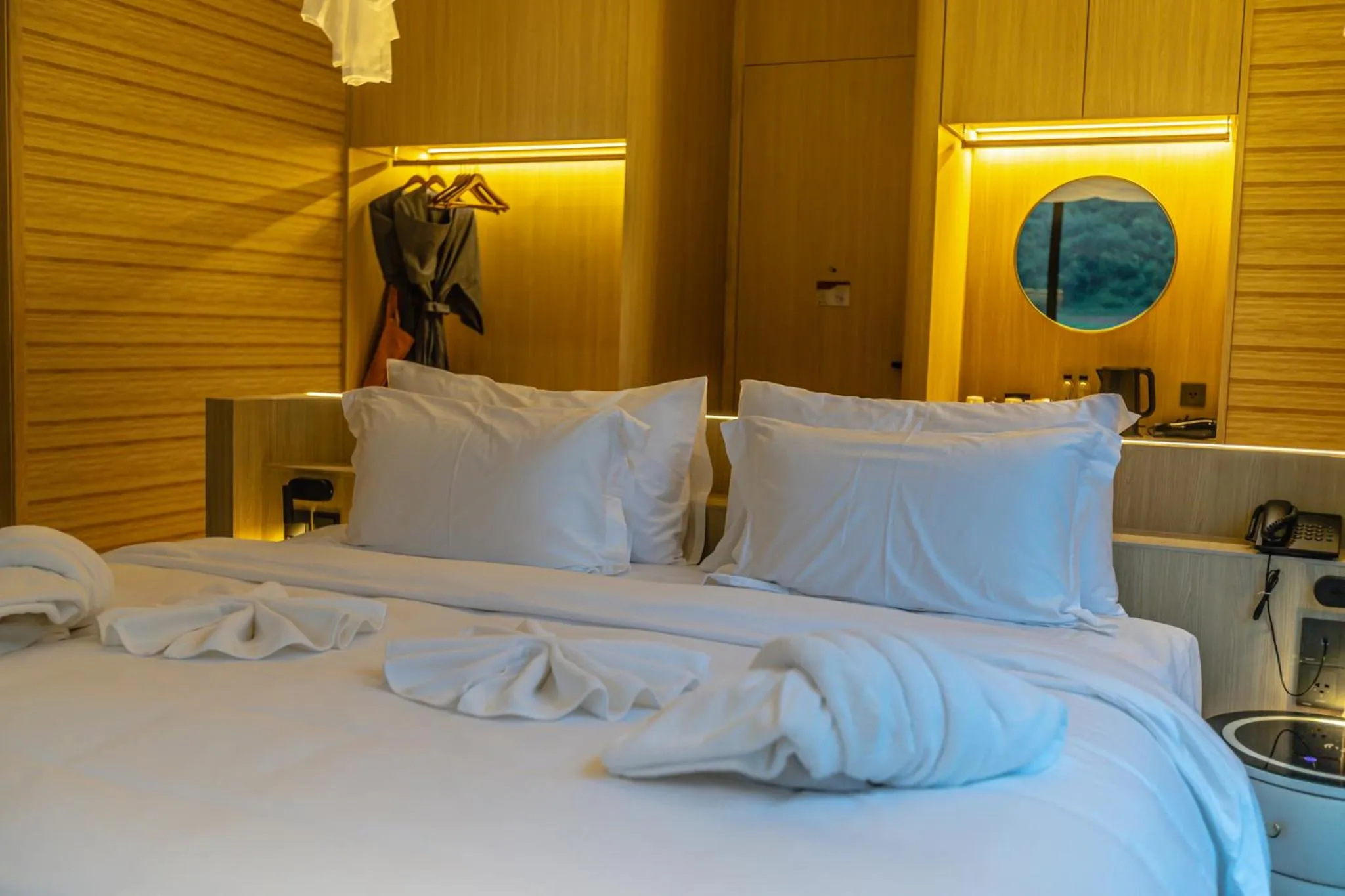 Bed in Viewpoint Khaoyai Hotel