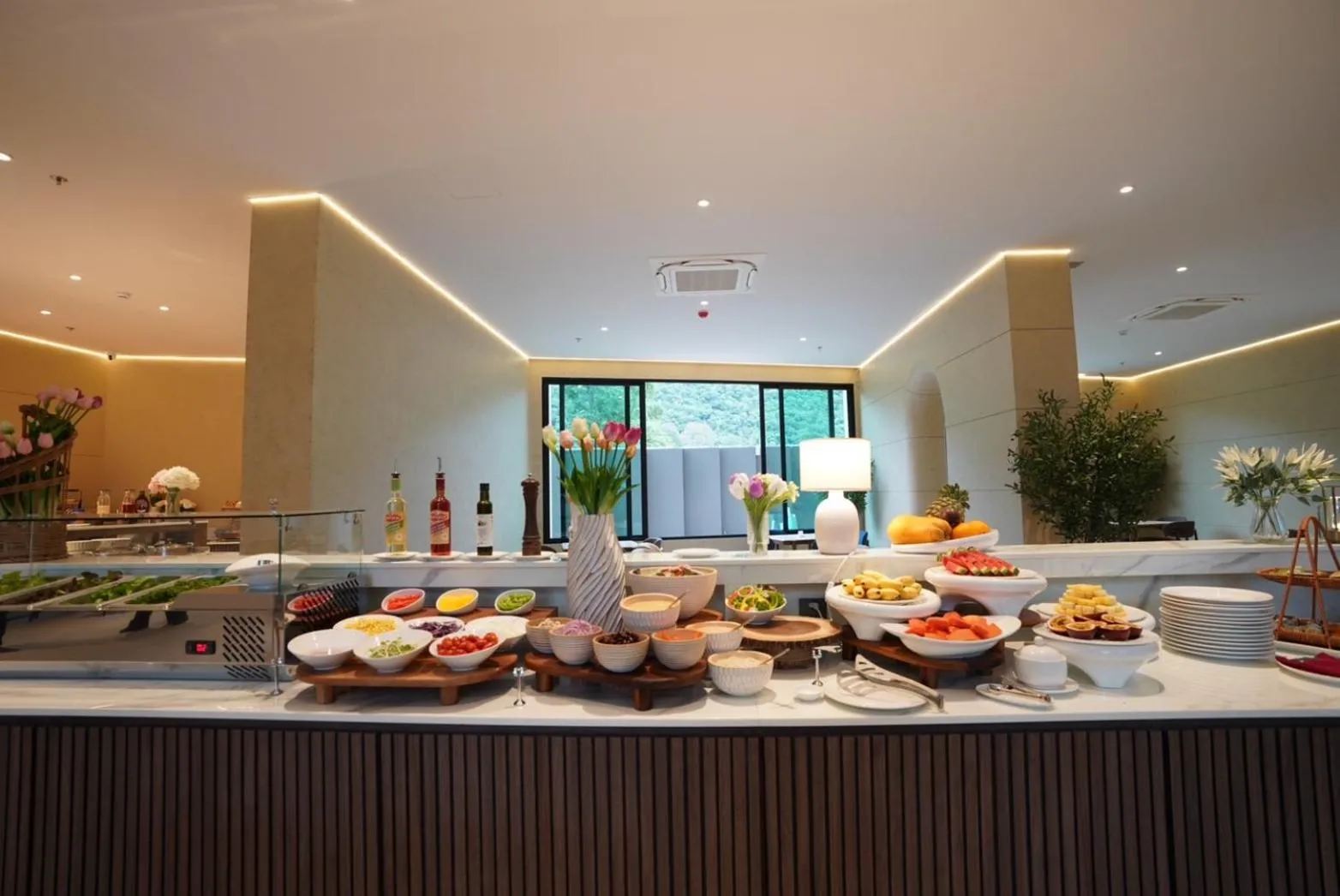 Buffet breakfast in Viewpoint Khaoyai Hotel