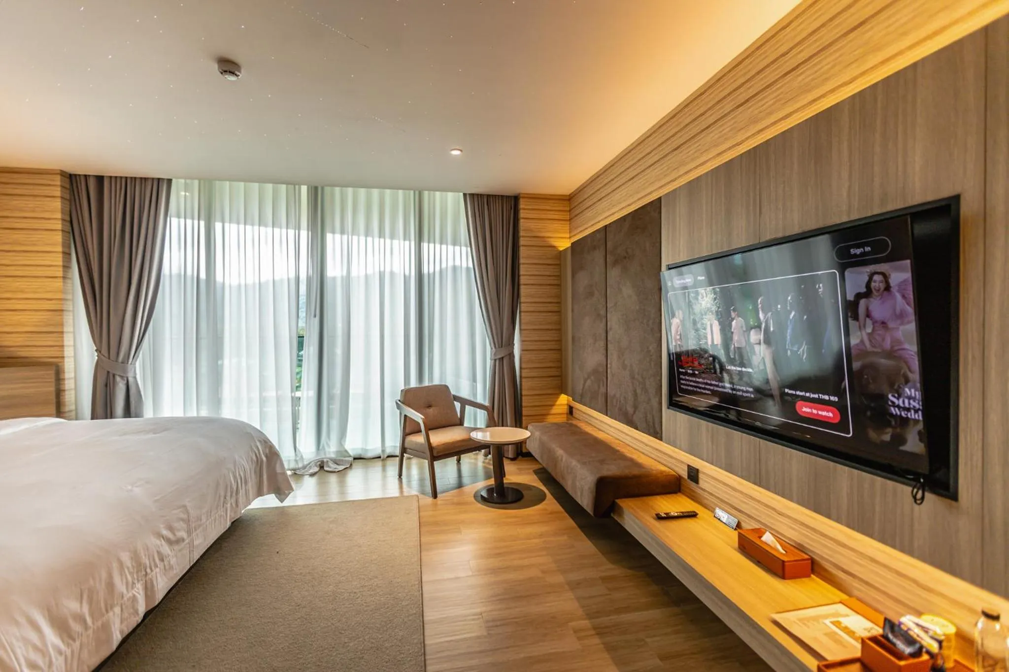 Bed in Viewpoint Khaoyai Hotel