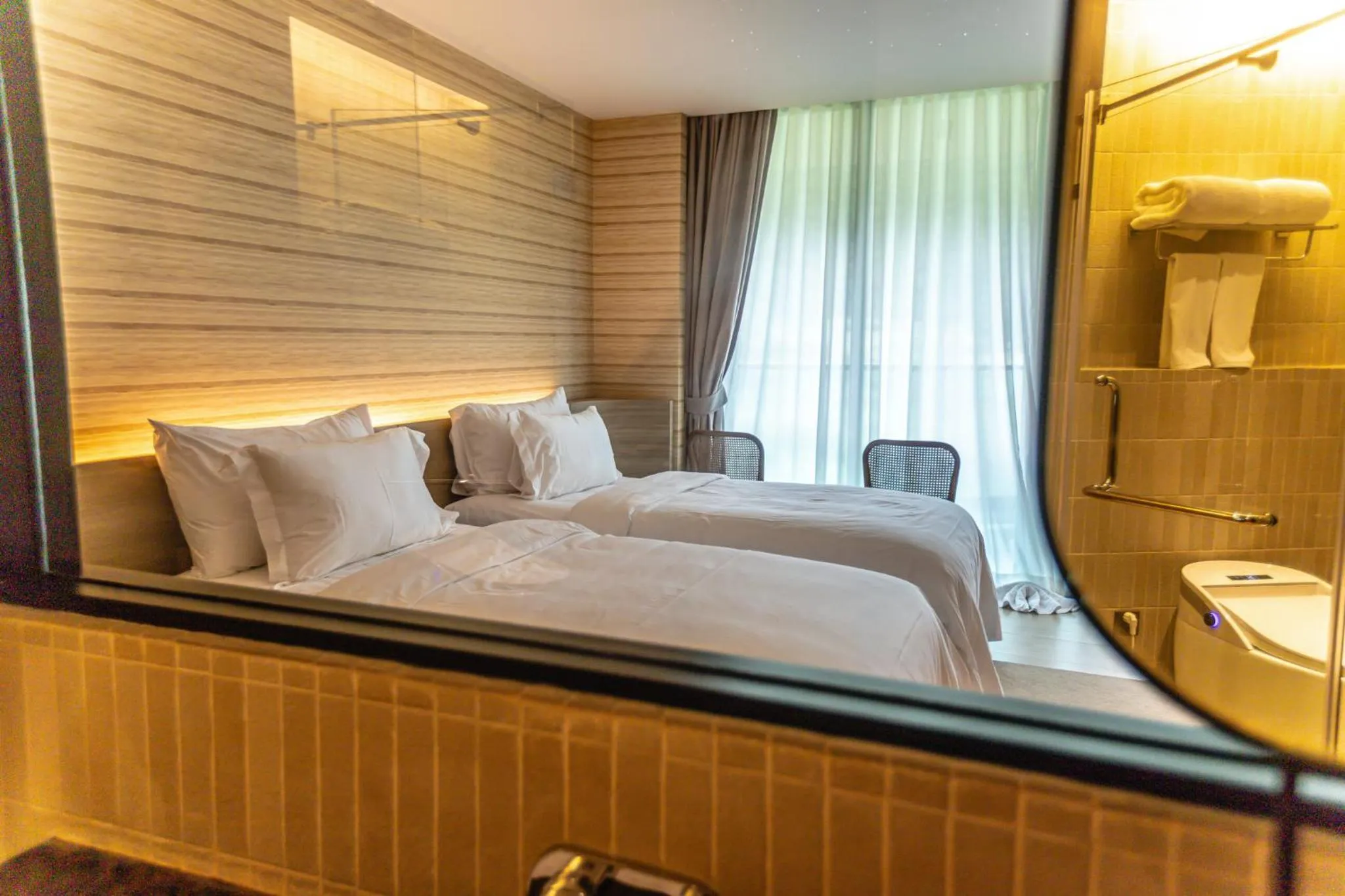 Bed in Viewpoint Khaoyai Hotel