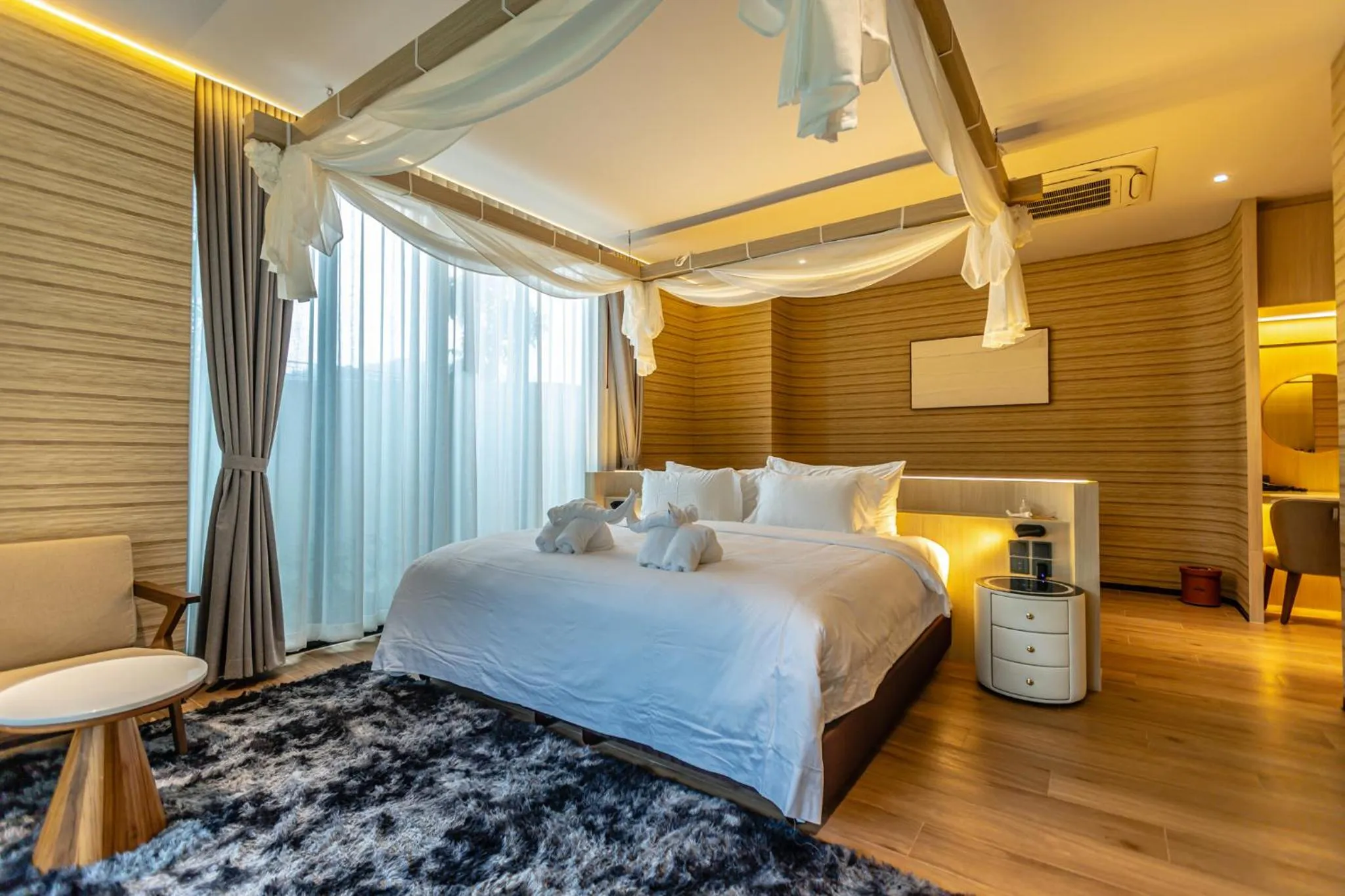 Bed in Viewpoint Khaoyai Hotel