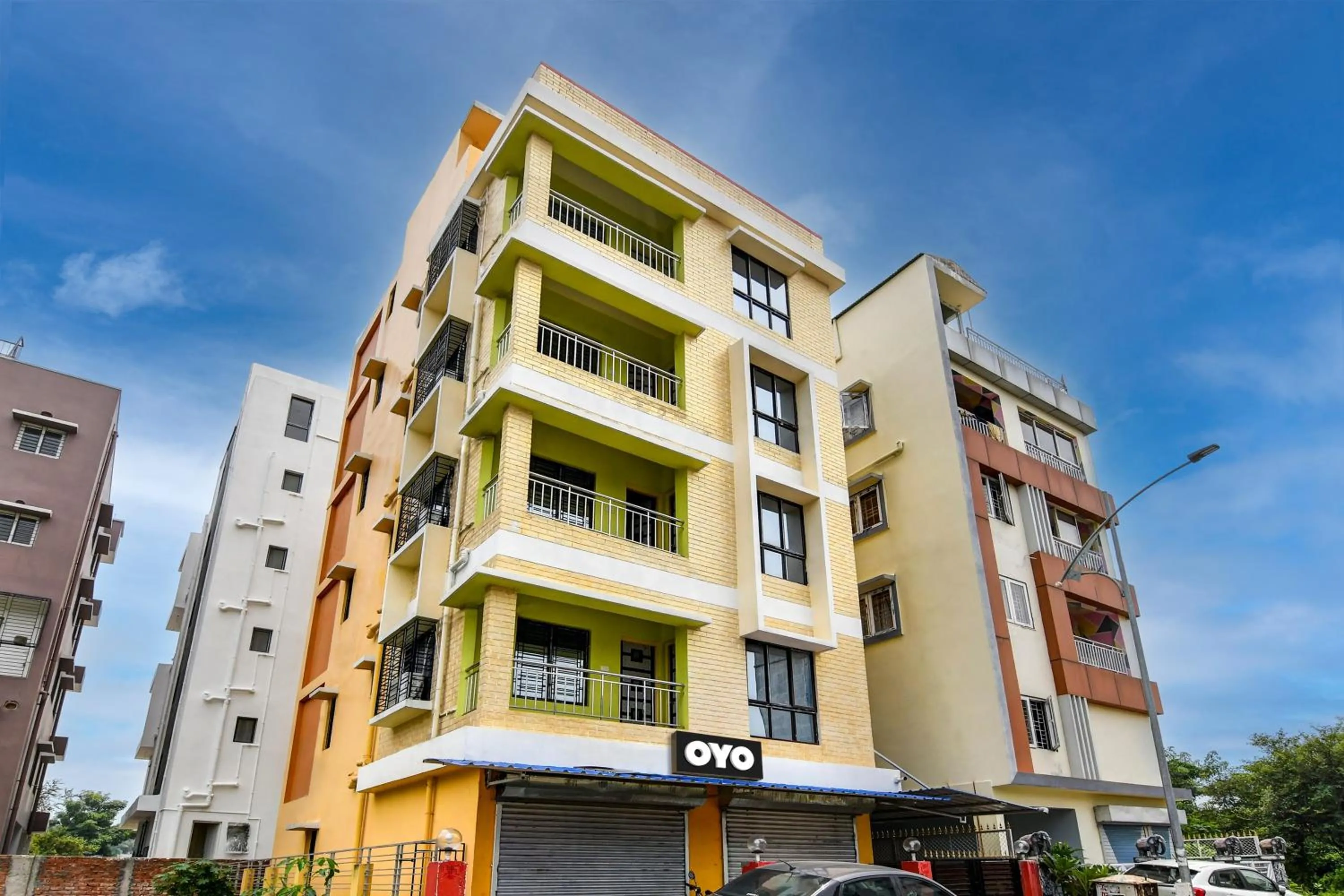 Property building in Hotel O Shree Near Akankha More