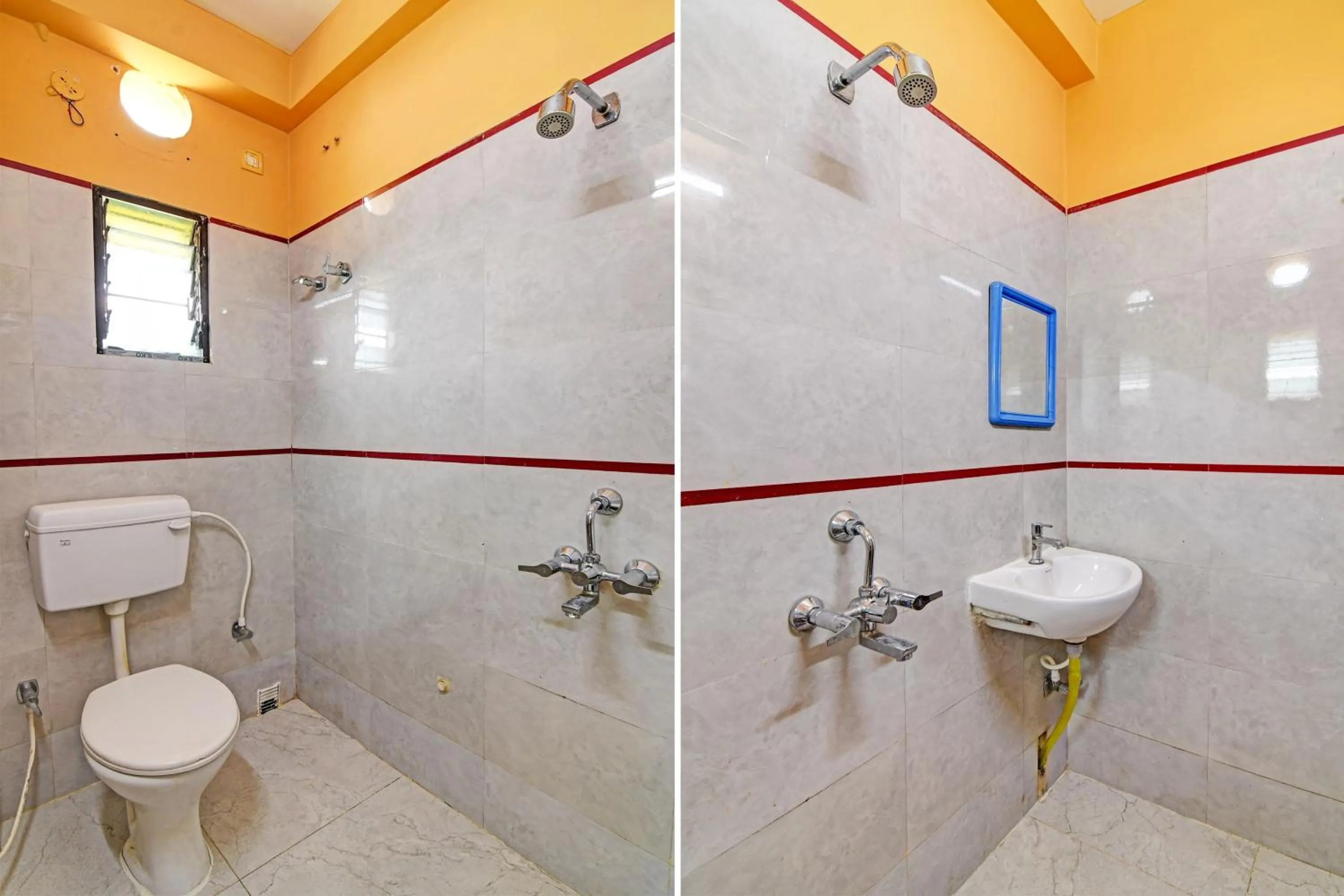 Shower in Hotel O Shree Near Akankha More