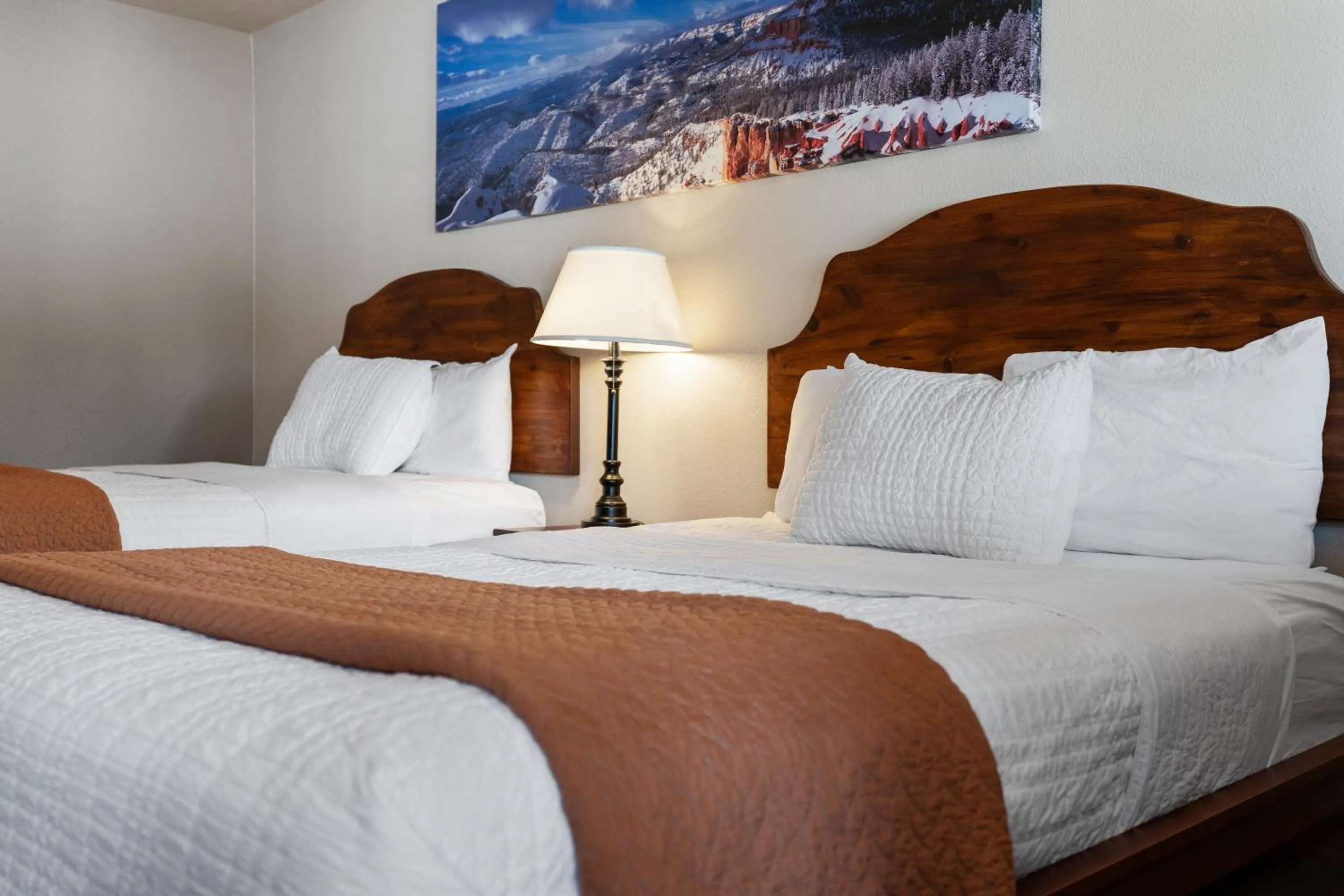 Bed in Duck Creek Village Inn