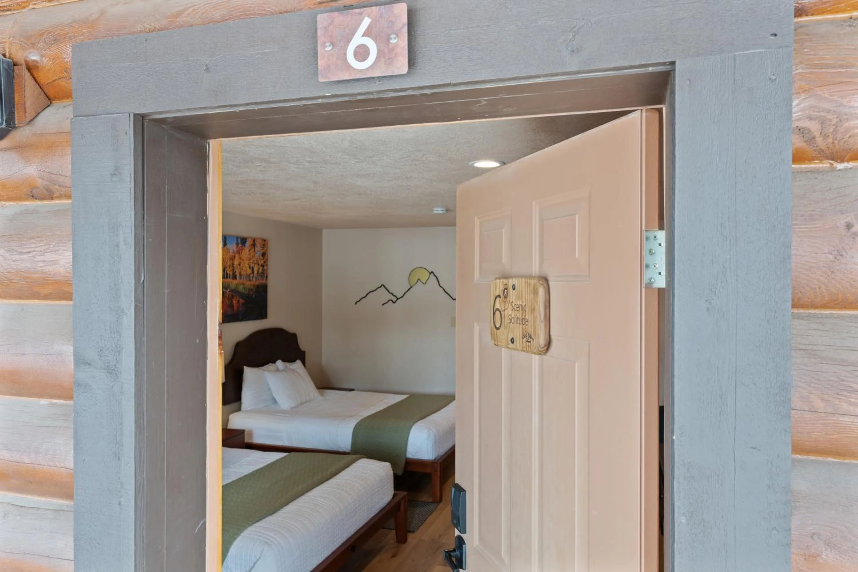 Bed in Duck Creek Village Inn