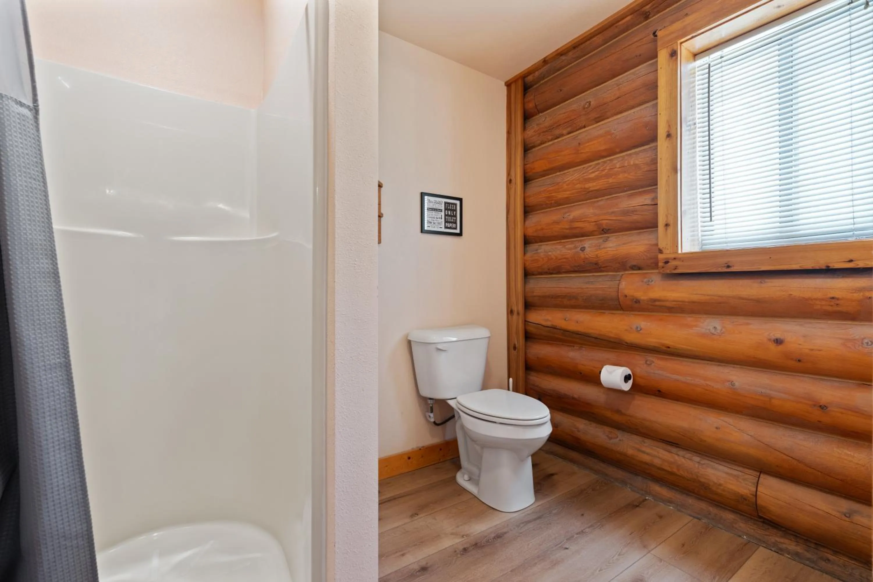 Shower in Duck Creek Village Inn