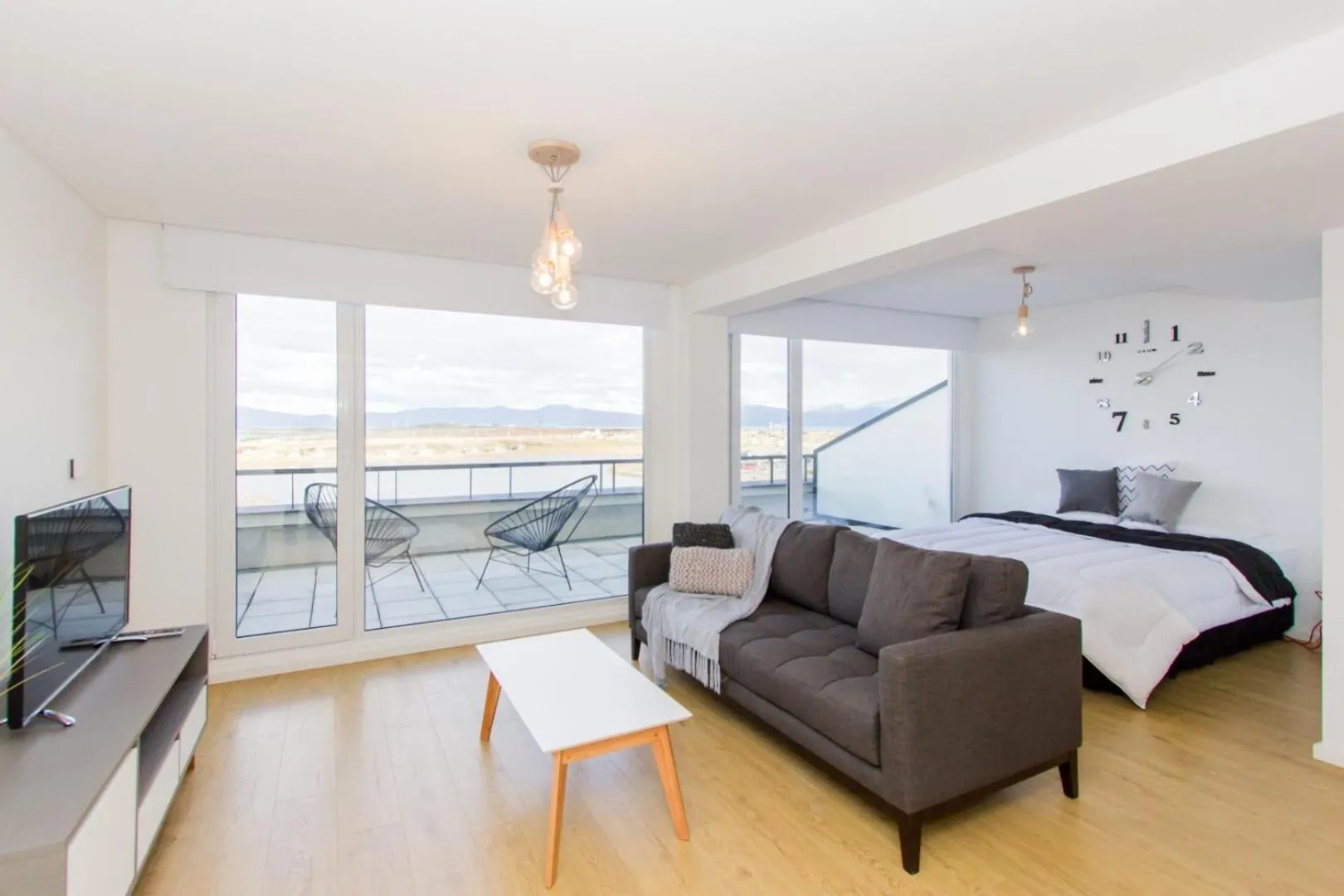 Bed in Pacifico Apartamentos