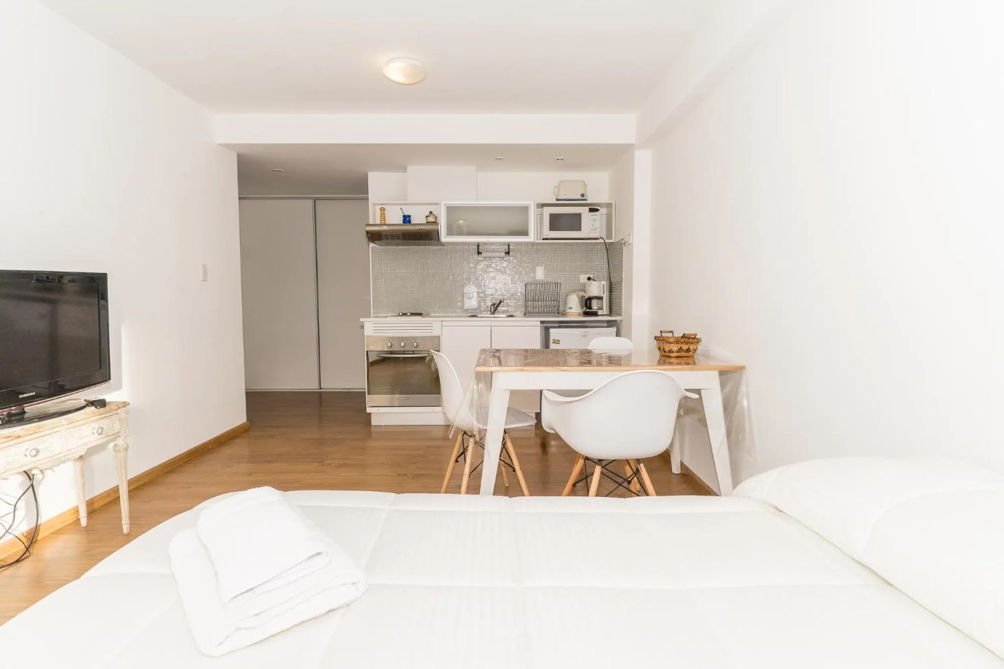 Dining area in Pacifico Apartamentos