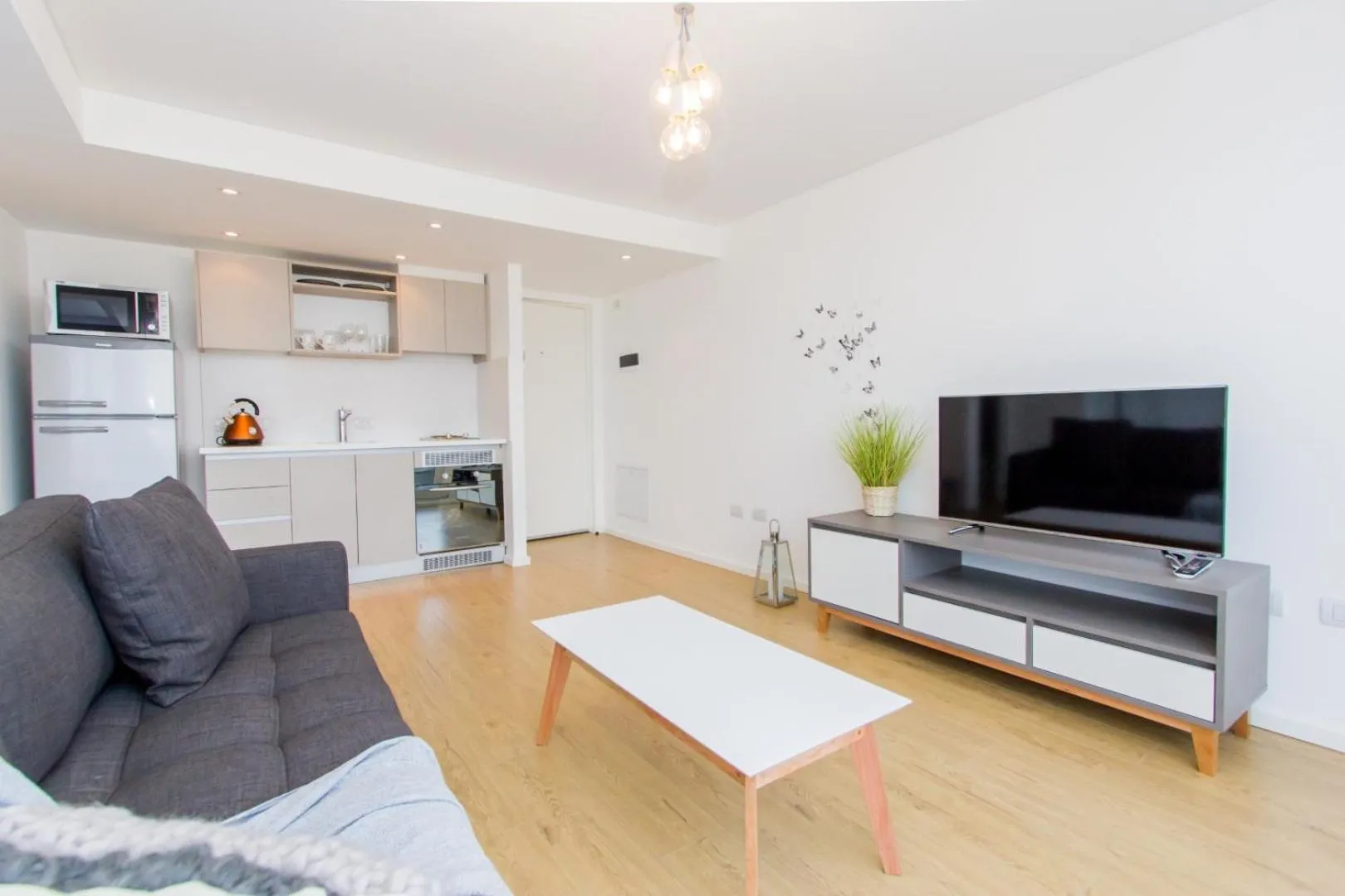 Living room in Pacifico Apartamentos