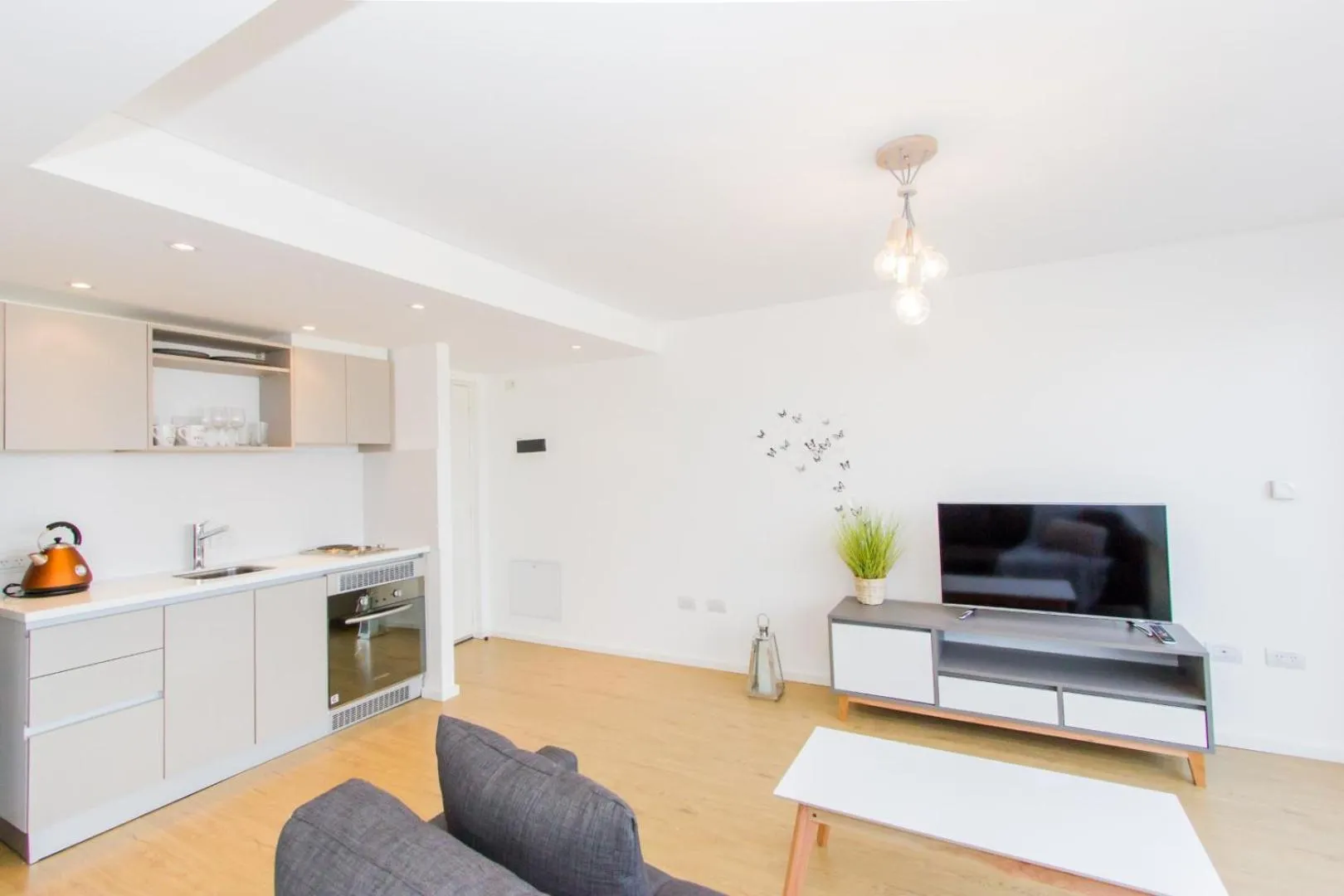 Living room in Pacifico Apartamentos