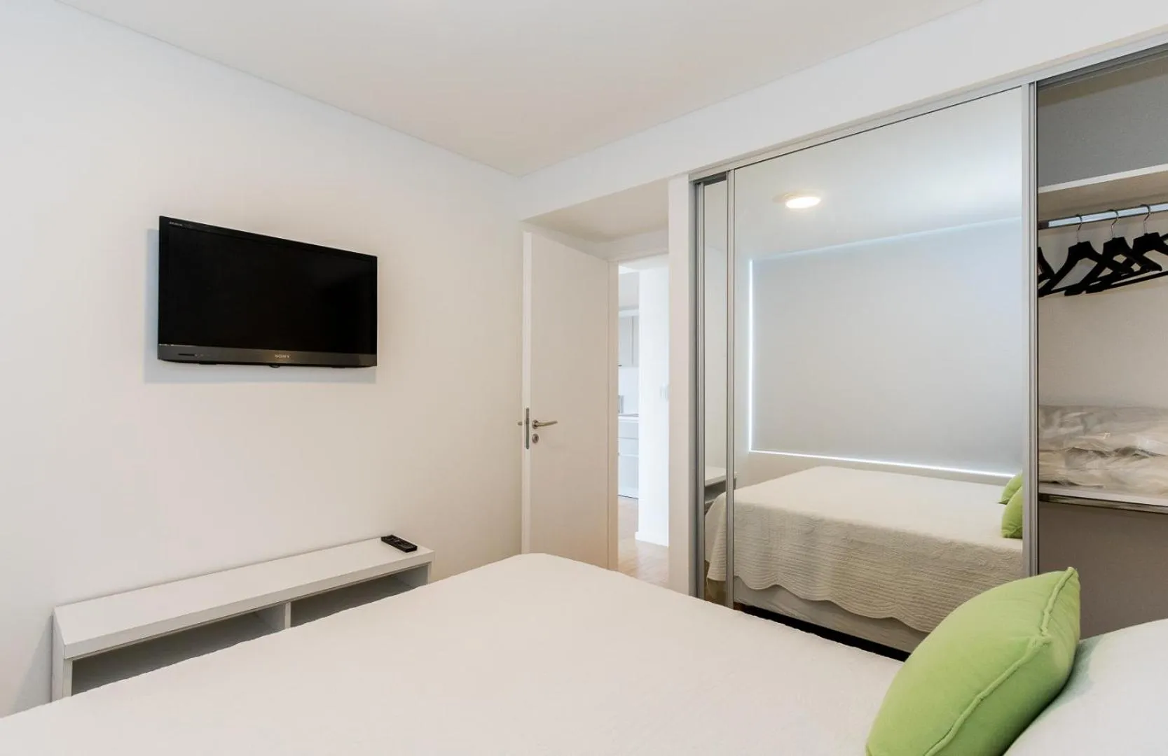 Bed in Pacifico Apartamentos