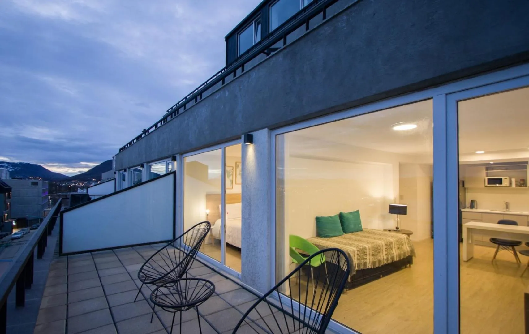 Bed in Pacifico Apartamentos