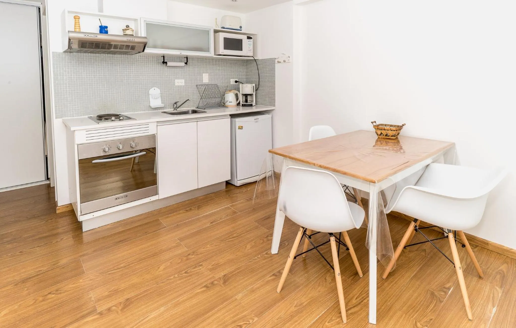 Kitchen or kitchenette in Pacifico Apartamentos