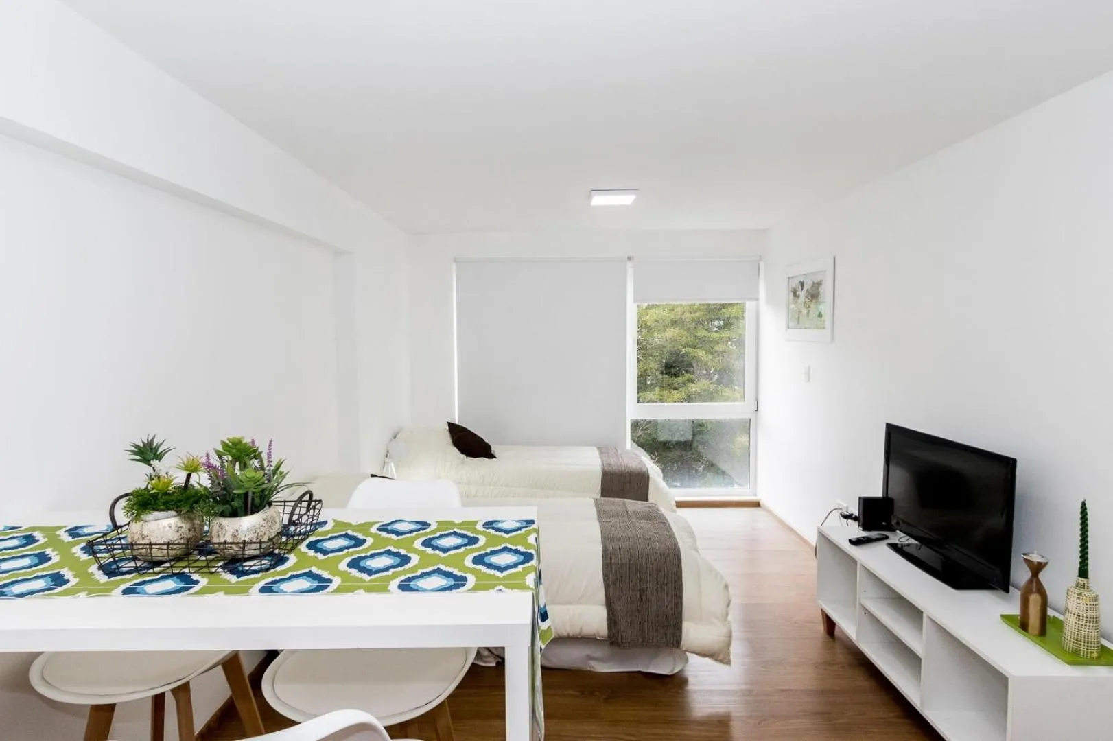 Bed in Pacifico Apartamentos