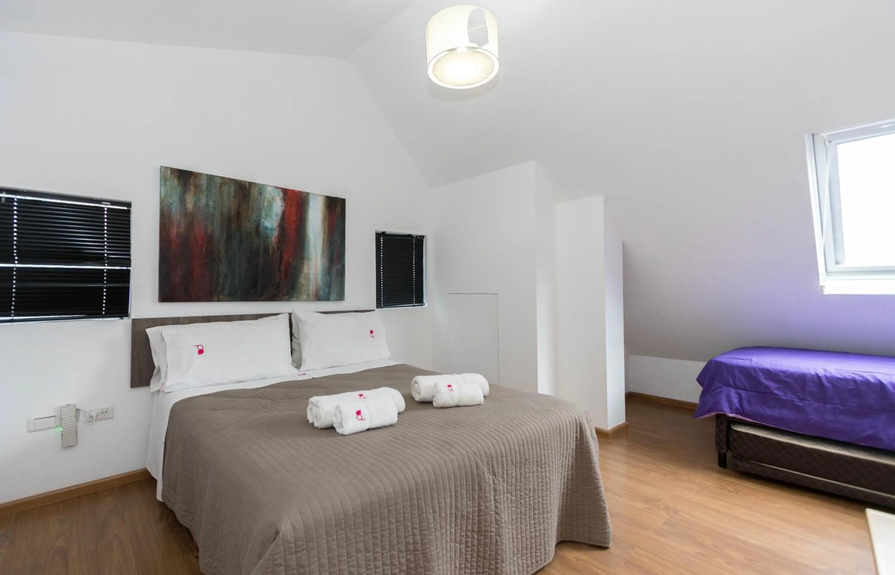 Bed in Pacifico Apartamentos