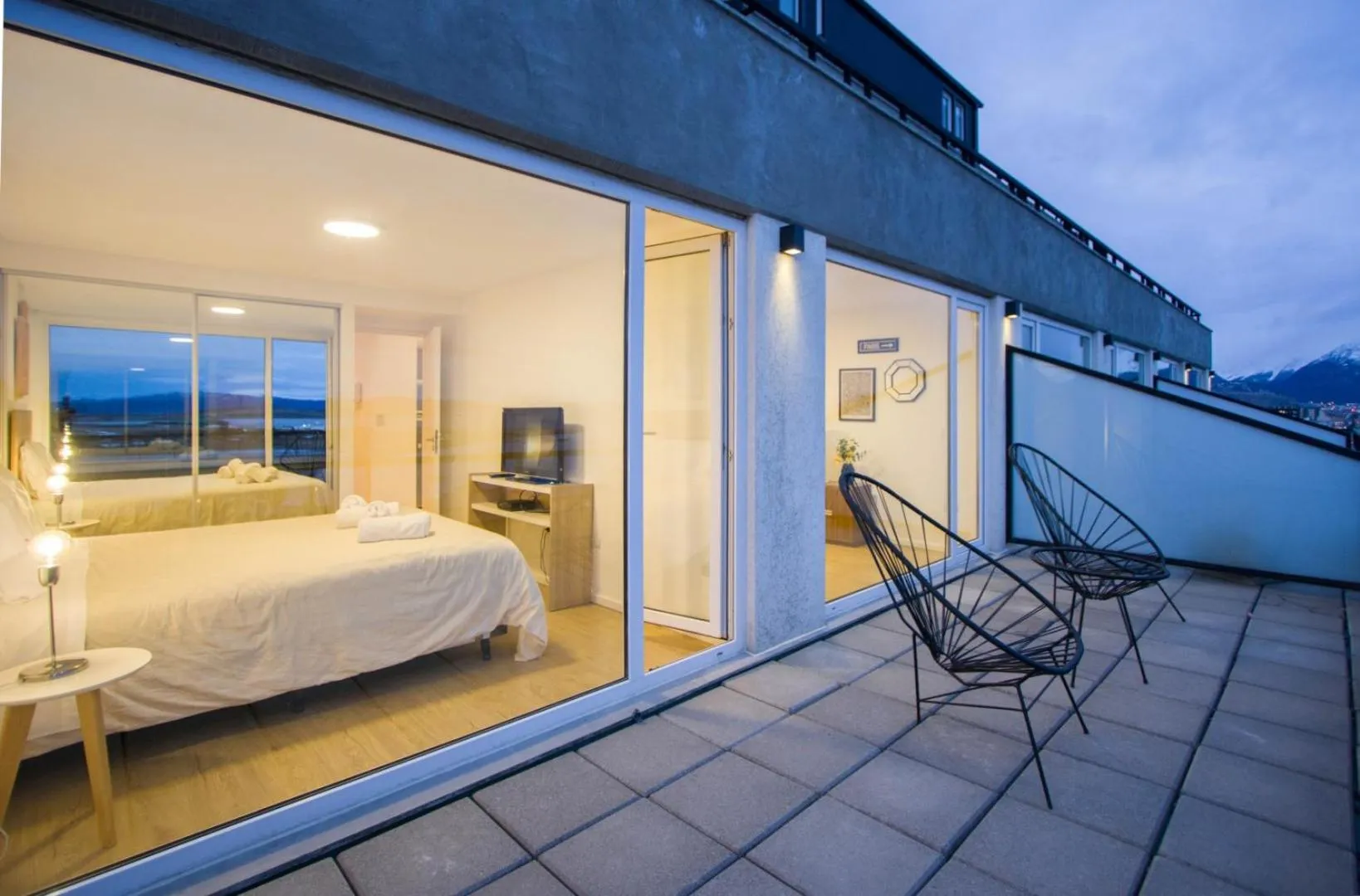 Bed in Pacifico Apartamentos