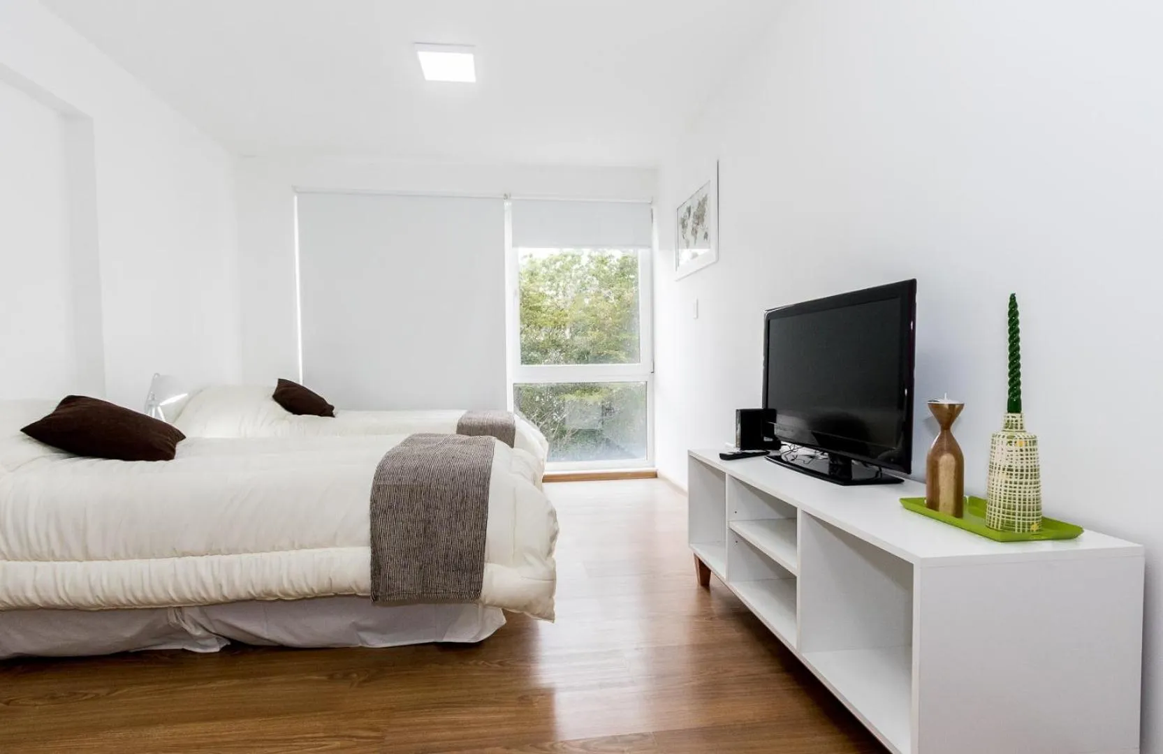 Bed in Pacifico Apartamentos