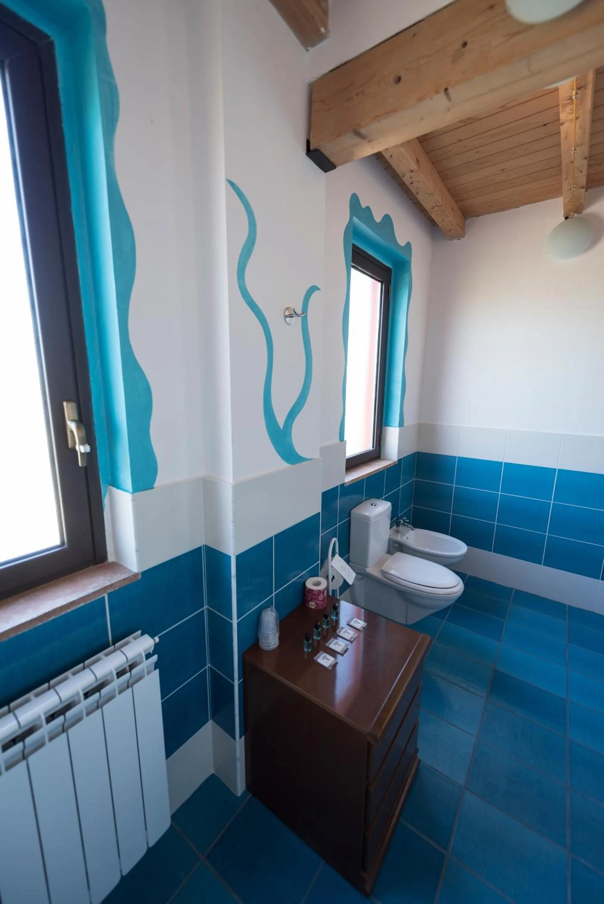 Bathroom in La Casa Rossa Country House