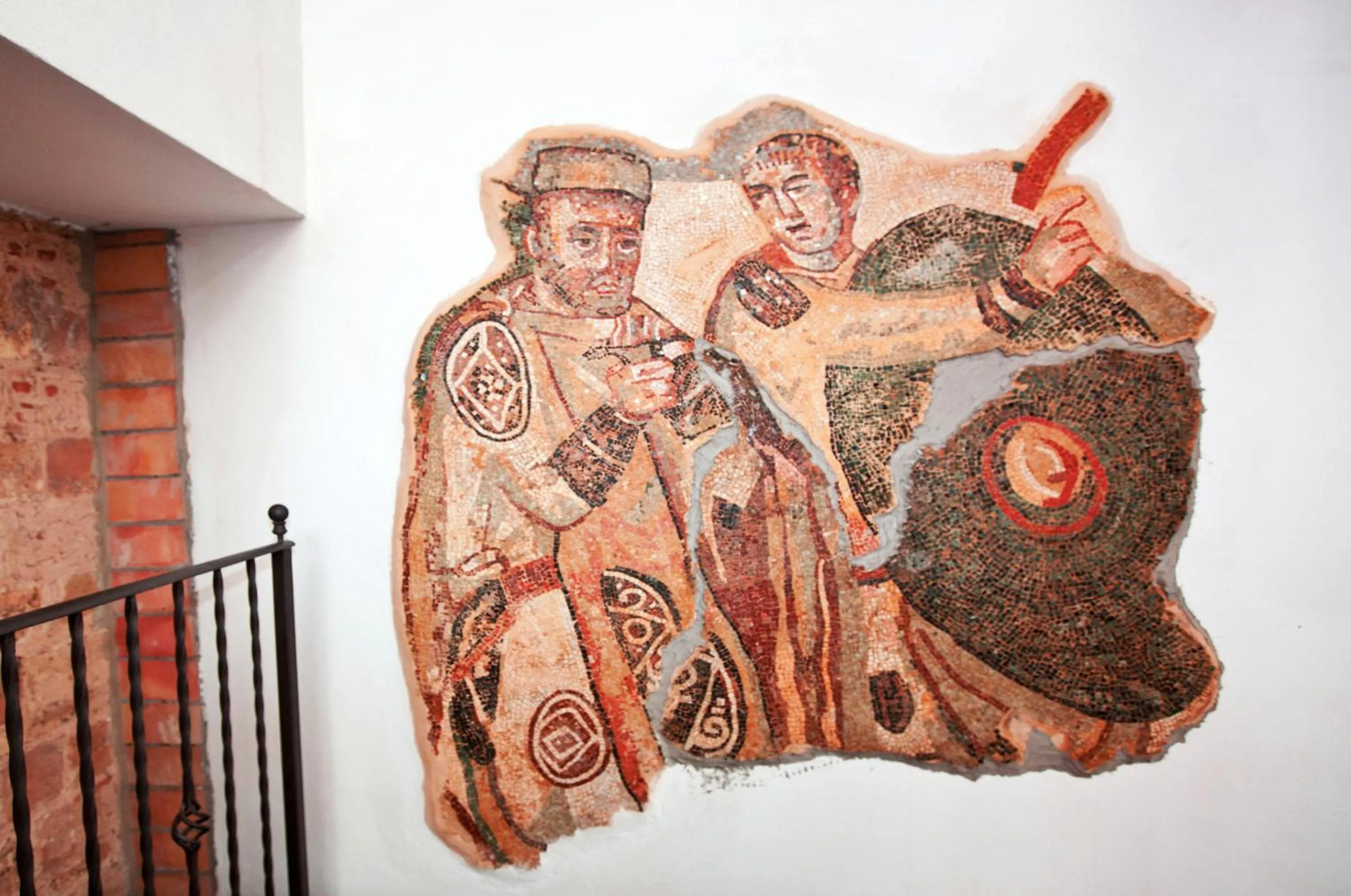 Decorative detail in La Casa Rossa Country House