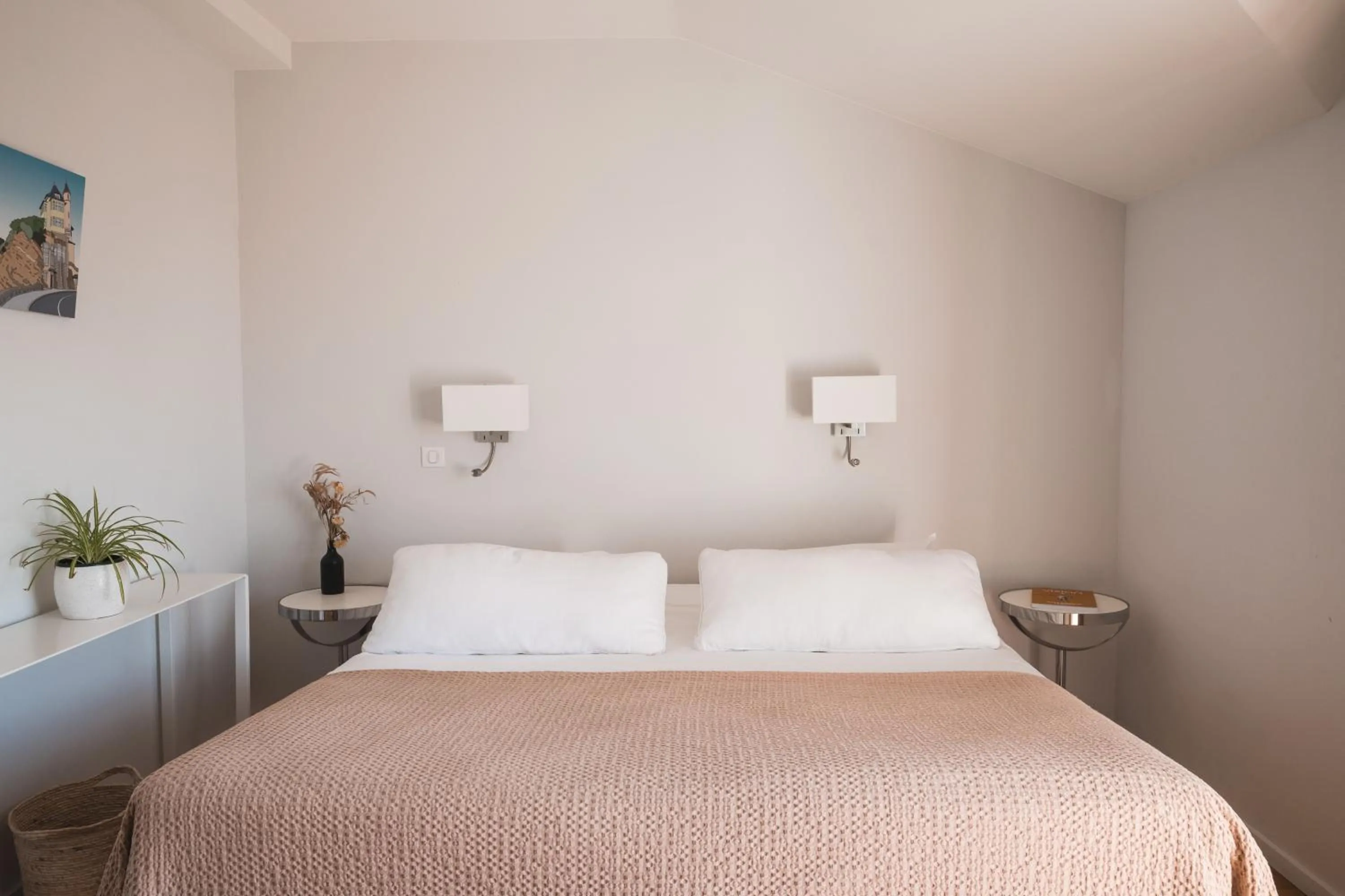 Bed in Hôtel Briketenia