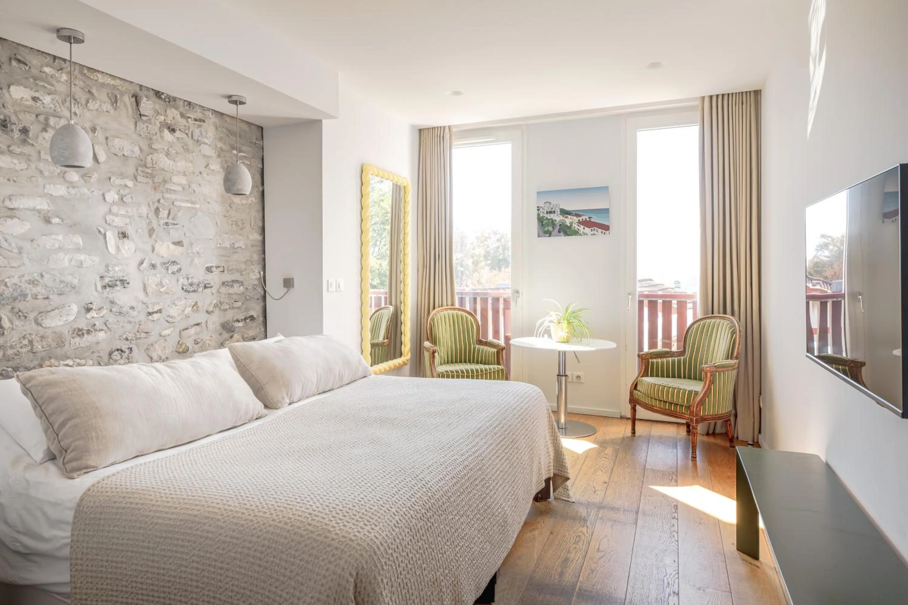 Bed in Hôtel Briketenia