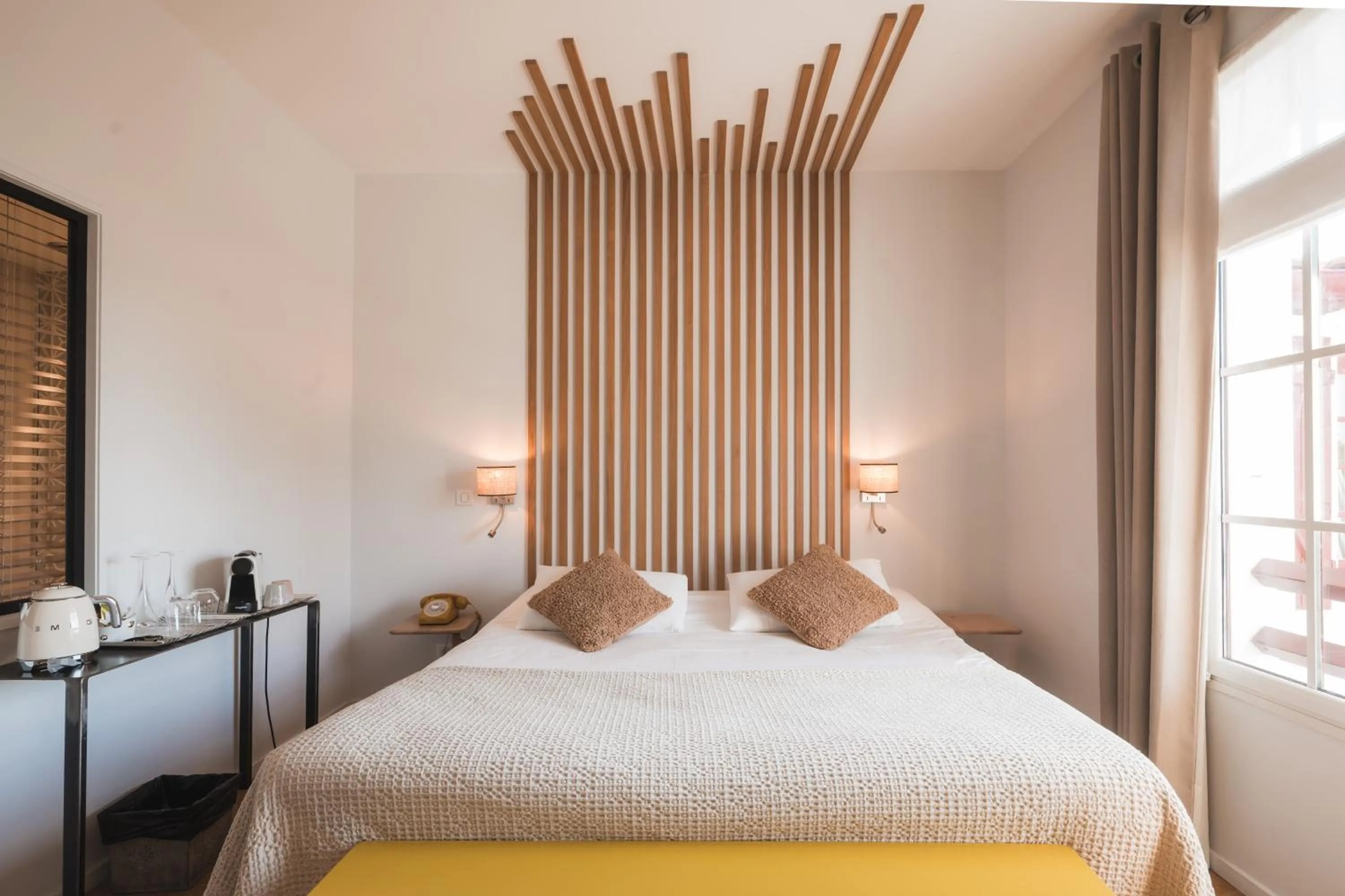 Bed in Hôtel Briketenia